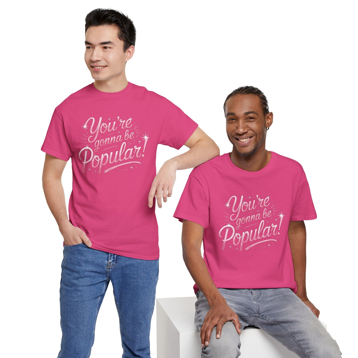 You’re Gonna Be Popular Wicked Musical Tee – Broadway Quote Shirt – Funny Retro Typography T-Shirt for Theatre Fans & Musical Lovers
