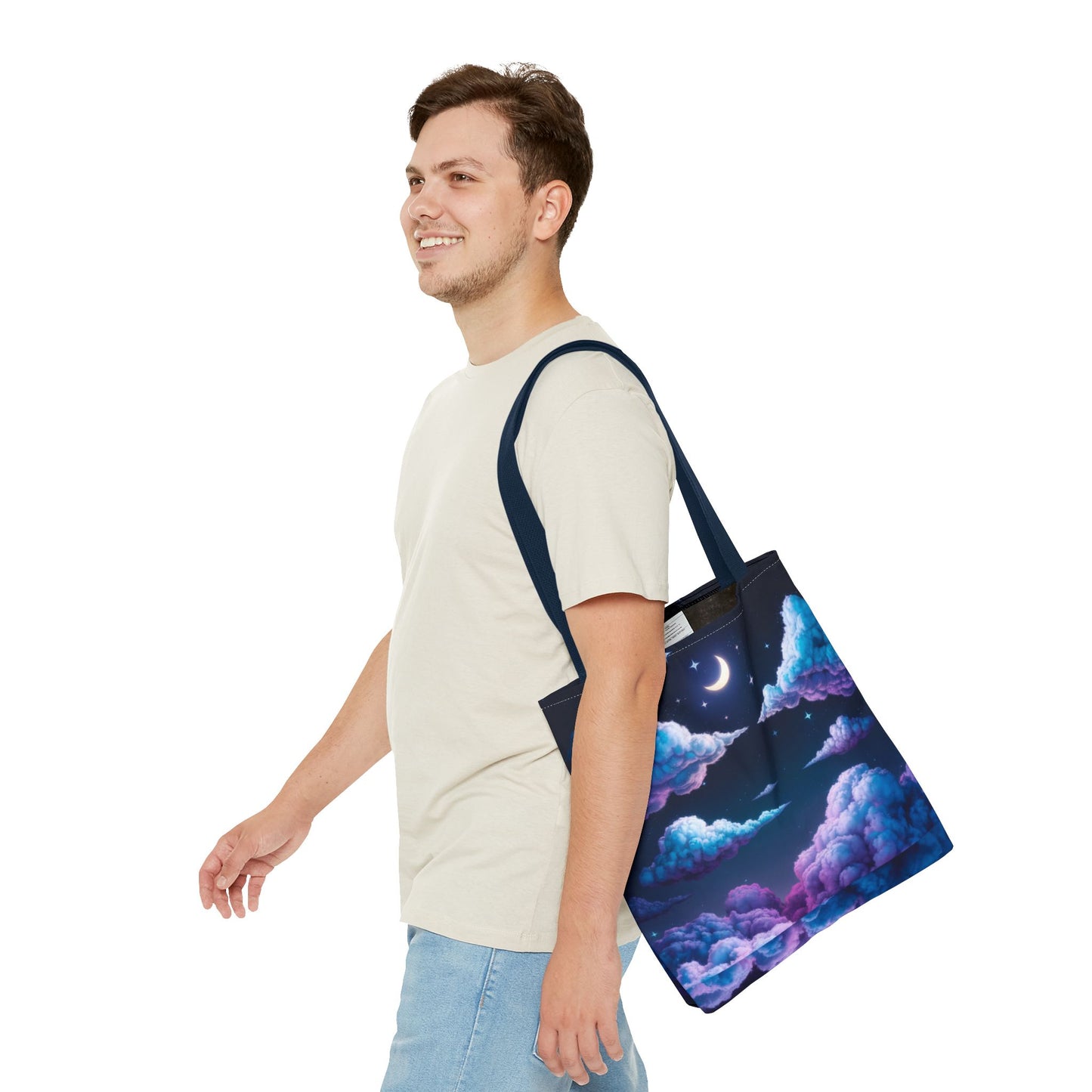 Dreamy Clouds & Moon Tote Bag