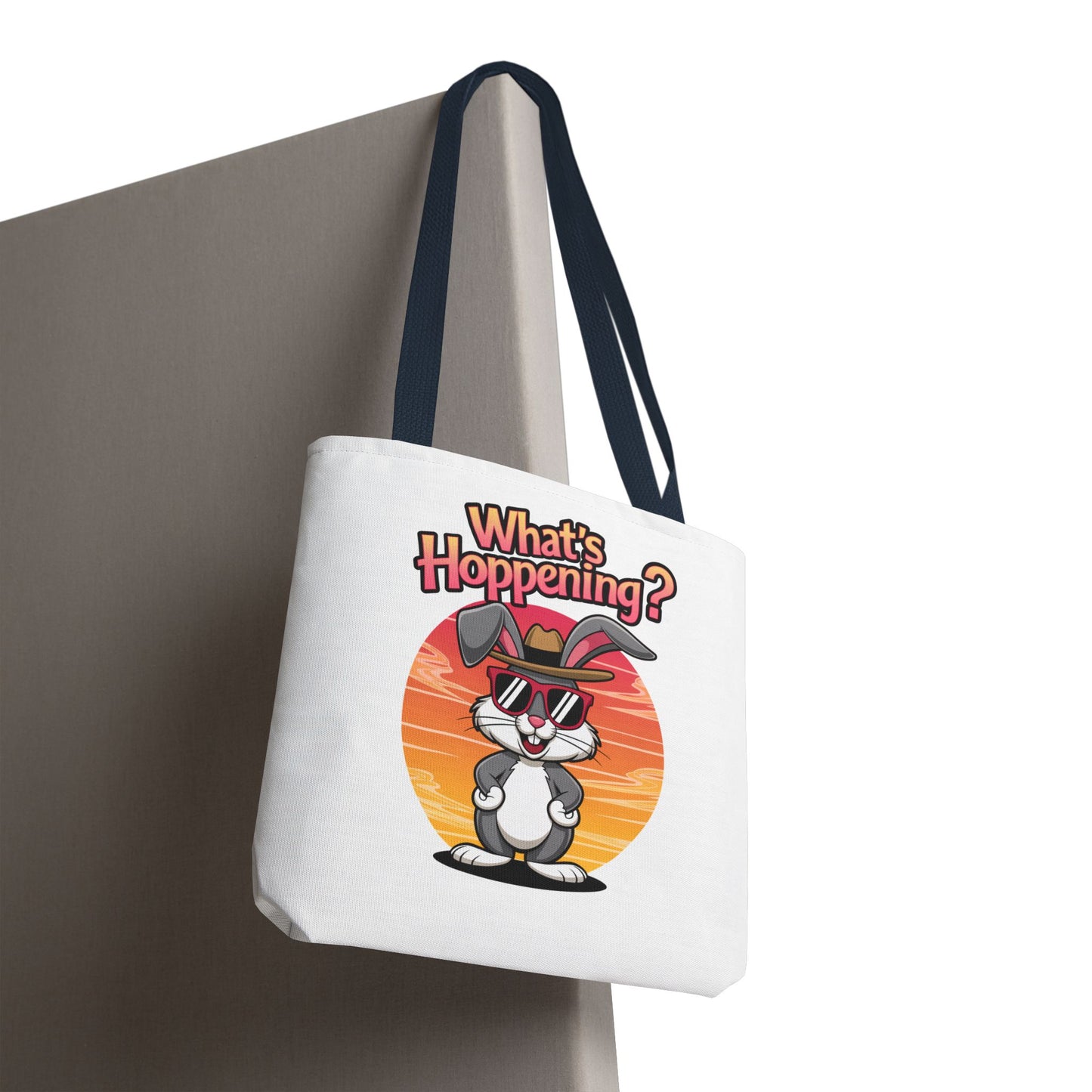 Bunny Tote Bag - 'What's Hoppening'