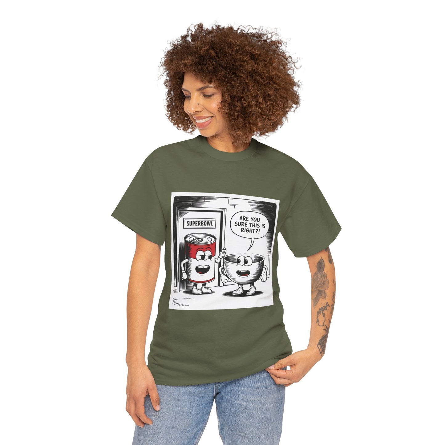 Comic Unisex Tee - Superbowl Design