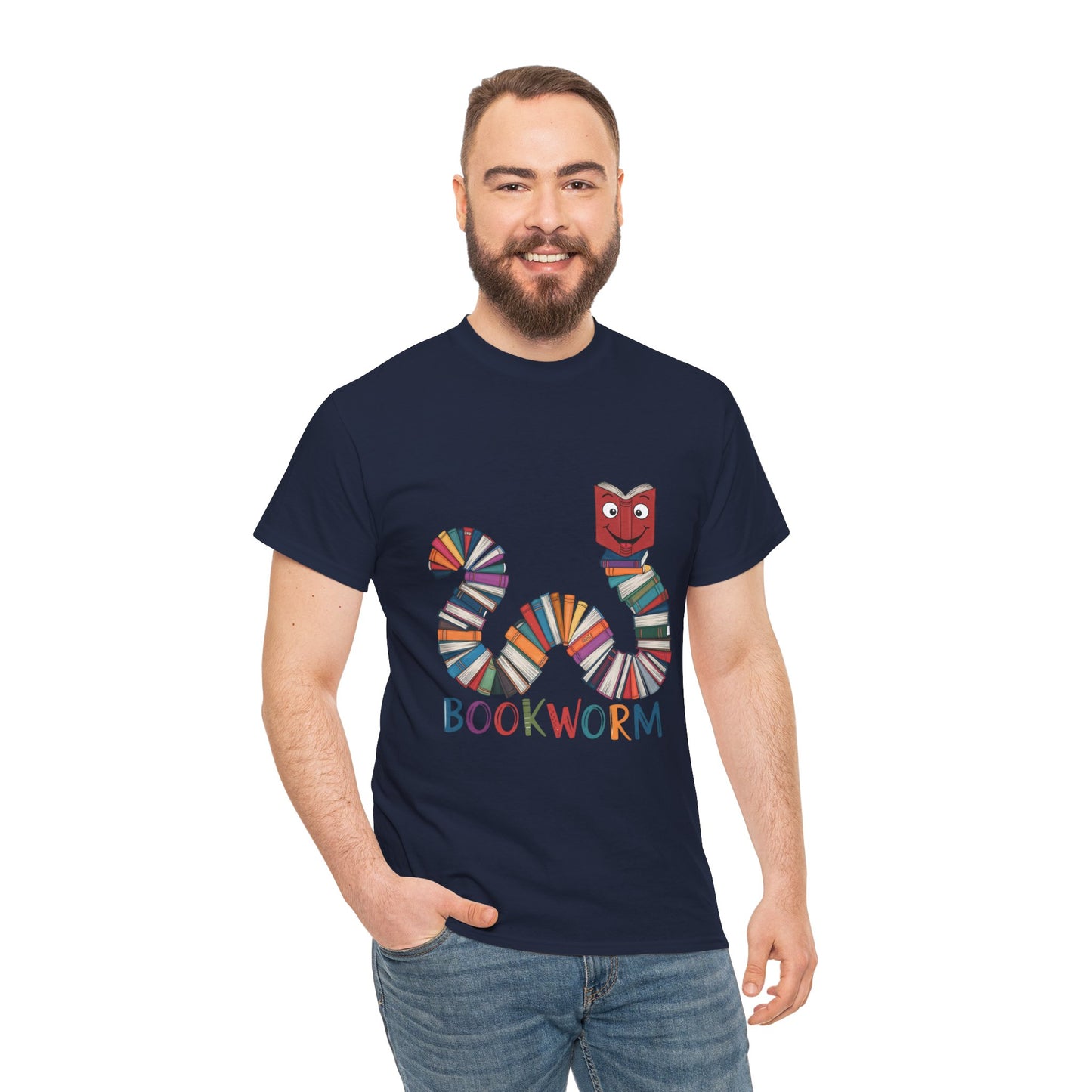 Cute Bookworm Shirt – Funny Reading Lover Tee – Teacher Gift – Kids Book Tee – Unisex Book Nerd Shirt – Book Club Graphic T-Shirt