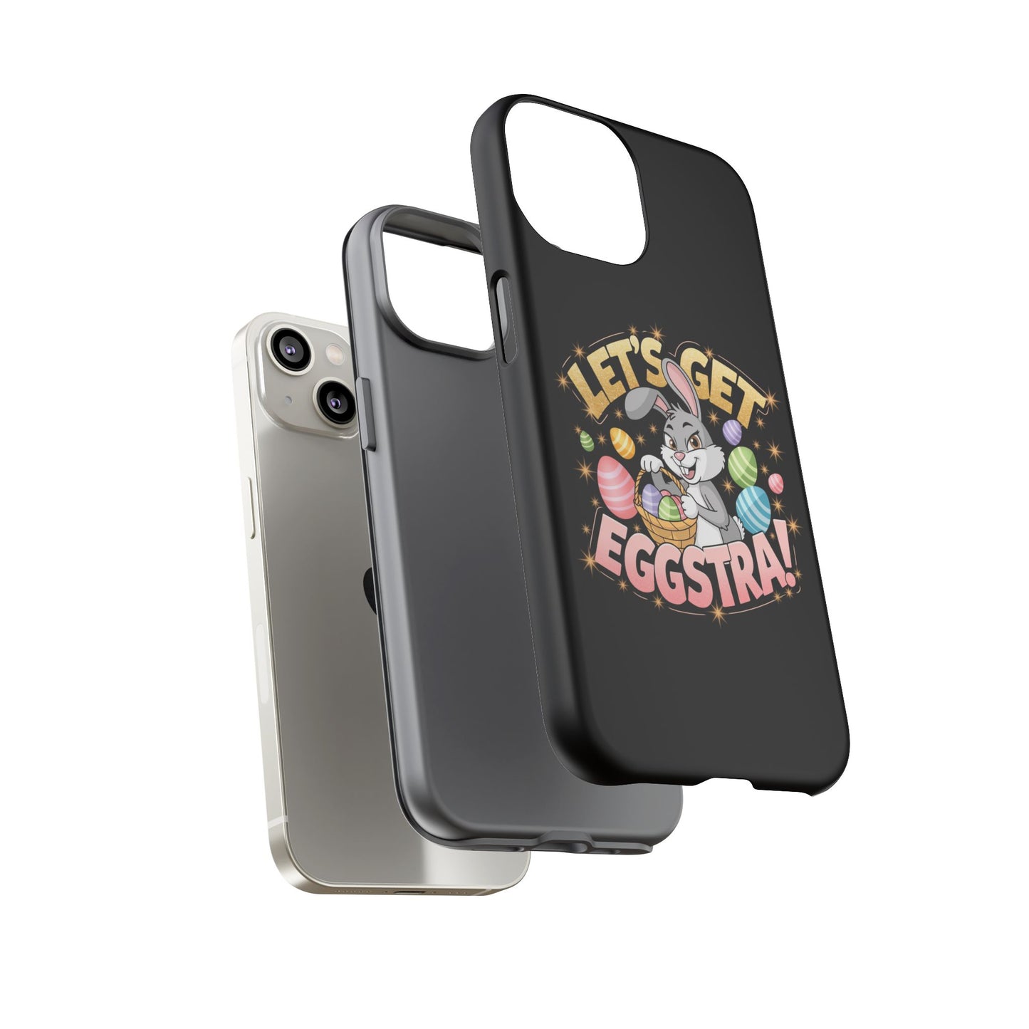 iPhone Case Easter Bunny 'Let's Get Eggstra Phone Case Easter iPhone Case
