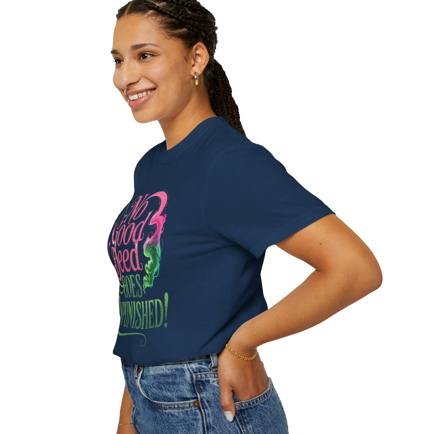 No Good Deed Goes Unpunished T-Shirt, Broadway Musical Inspired Tee, Theater Fan Gift, Dramatic Quote Shirt, Performer Top For Her Or Him