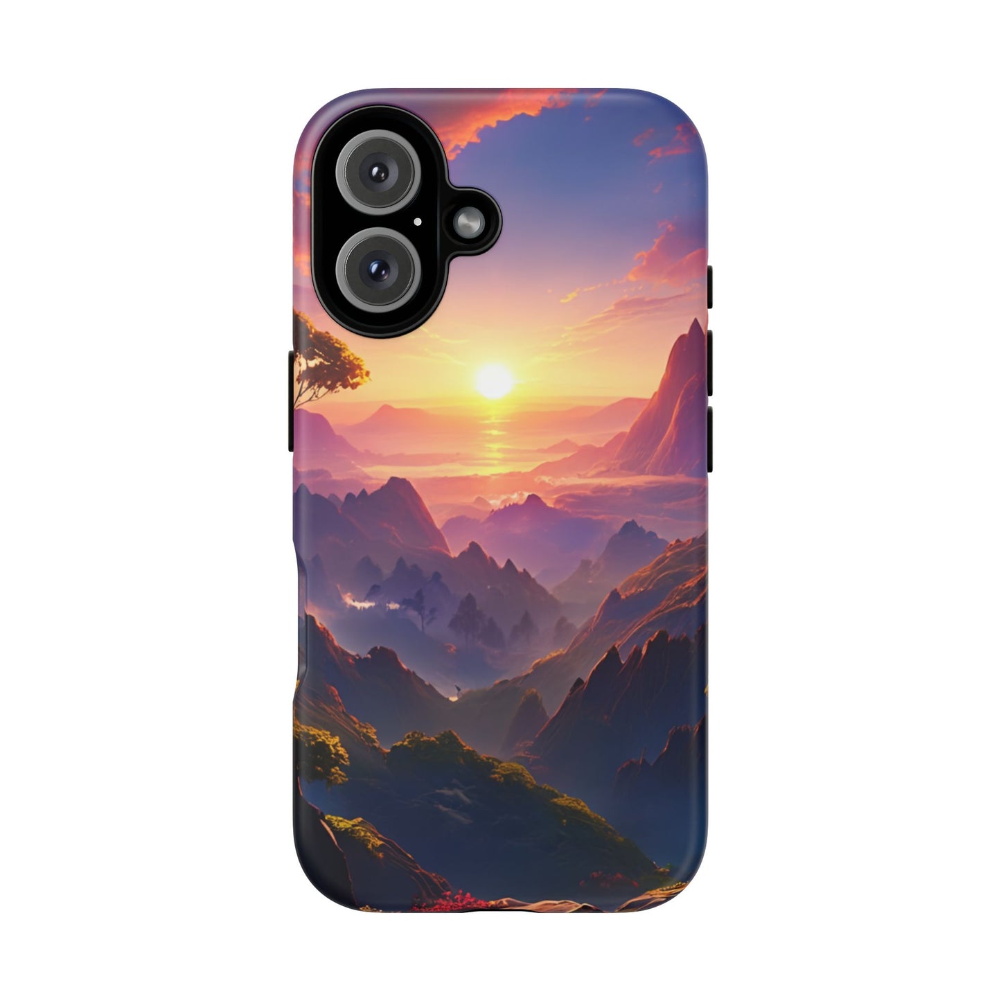 iPhone Tough Case - Artistic Sunset Landscape