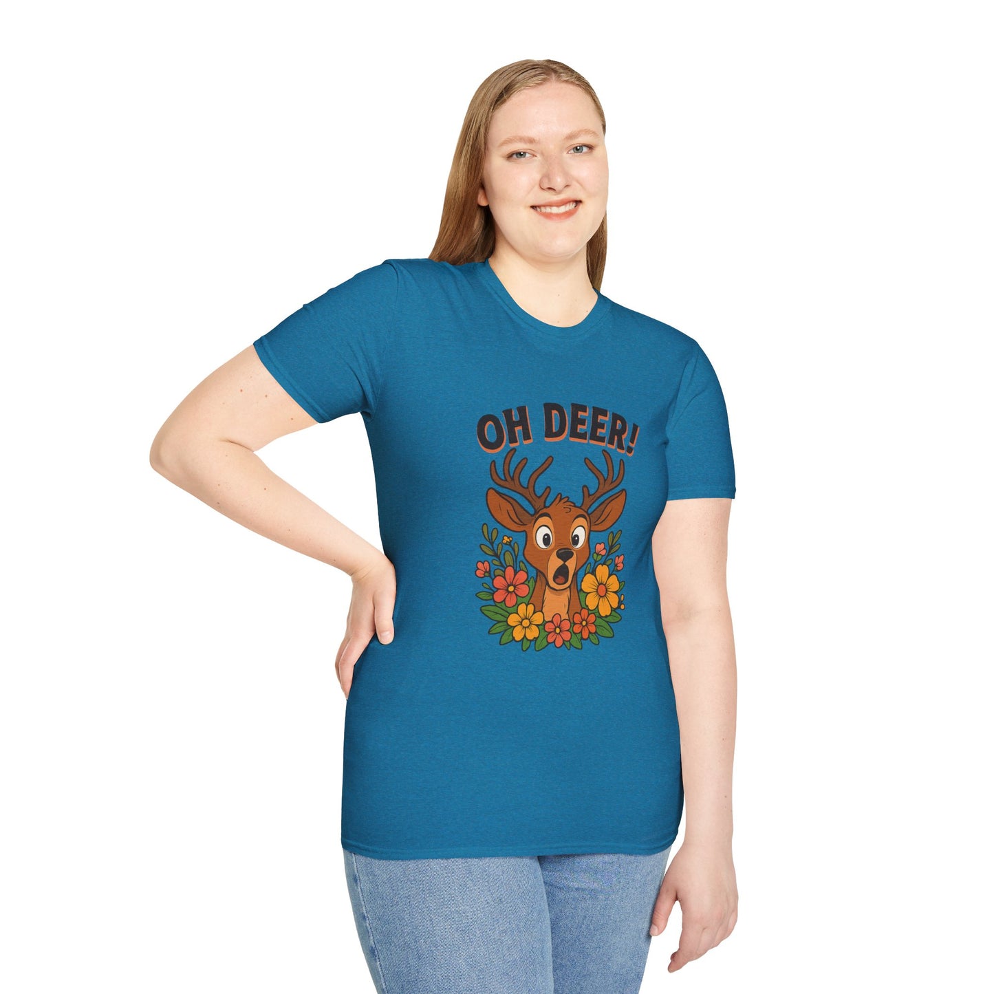 Oh Deer T-Shirt Animal Apparel Wildlife shirt Deer Tee Gift for Animal Lovers