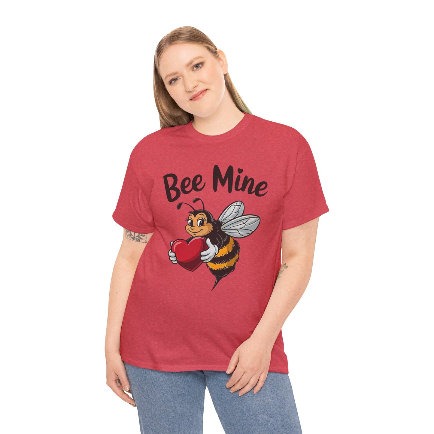 Bee Mine Shirt, Cute Valentine Shirt, Bee Love T Shirt, Funny Valentine Pun Tee, Heart Bee Graphic Shirt, Valentine Gift