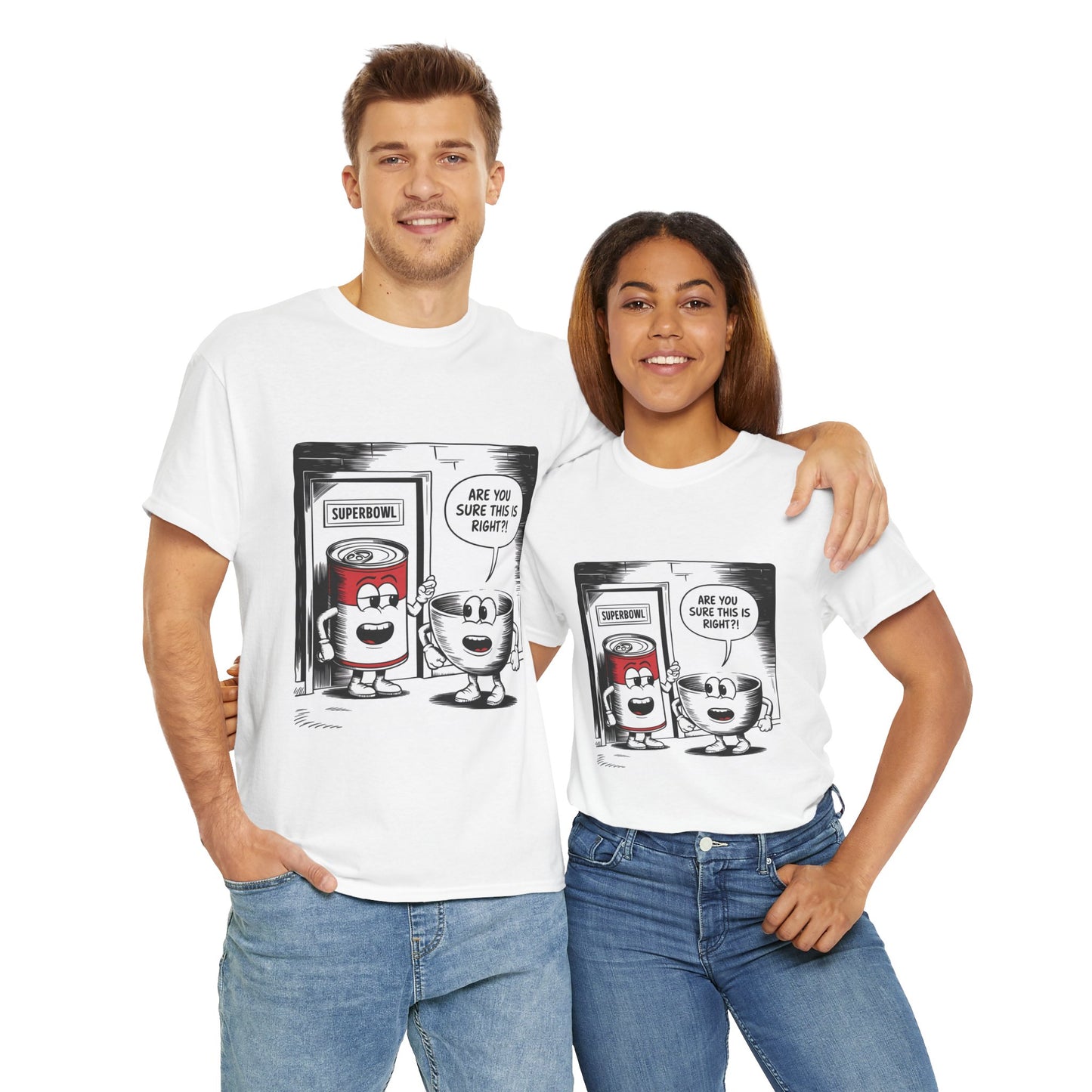 Comic Unisex Tee - Superbowl Design