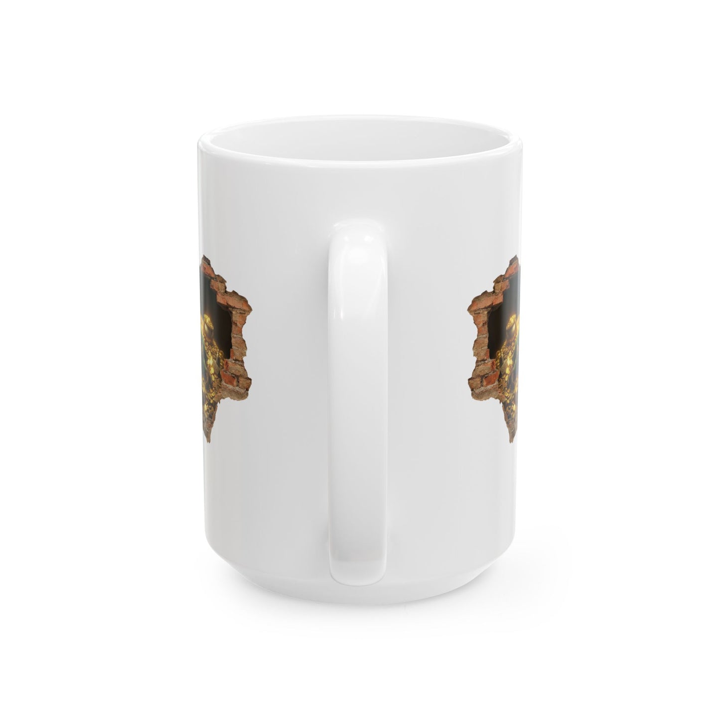 Leprechaun Coffee Mug, St Patricks Day Mug, Irish Gold Mug, Cute Leprechaun Art Cup, St Paddy Gift, Funny Irish Coffee Mug