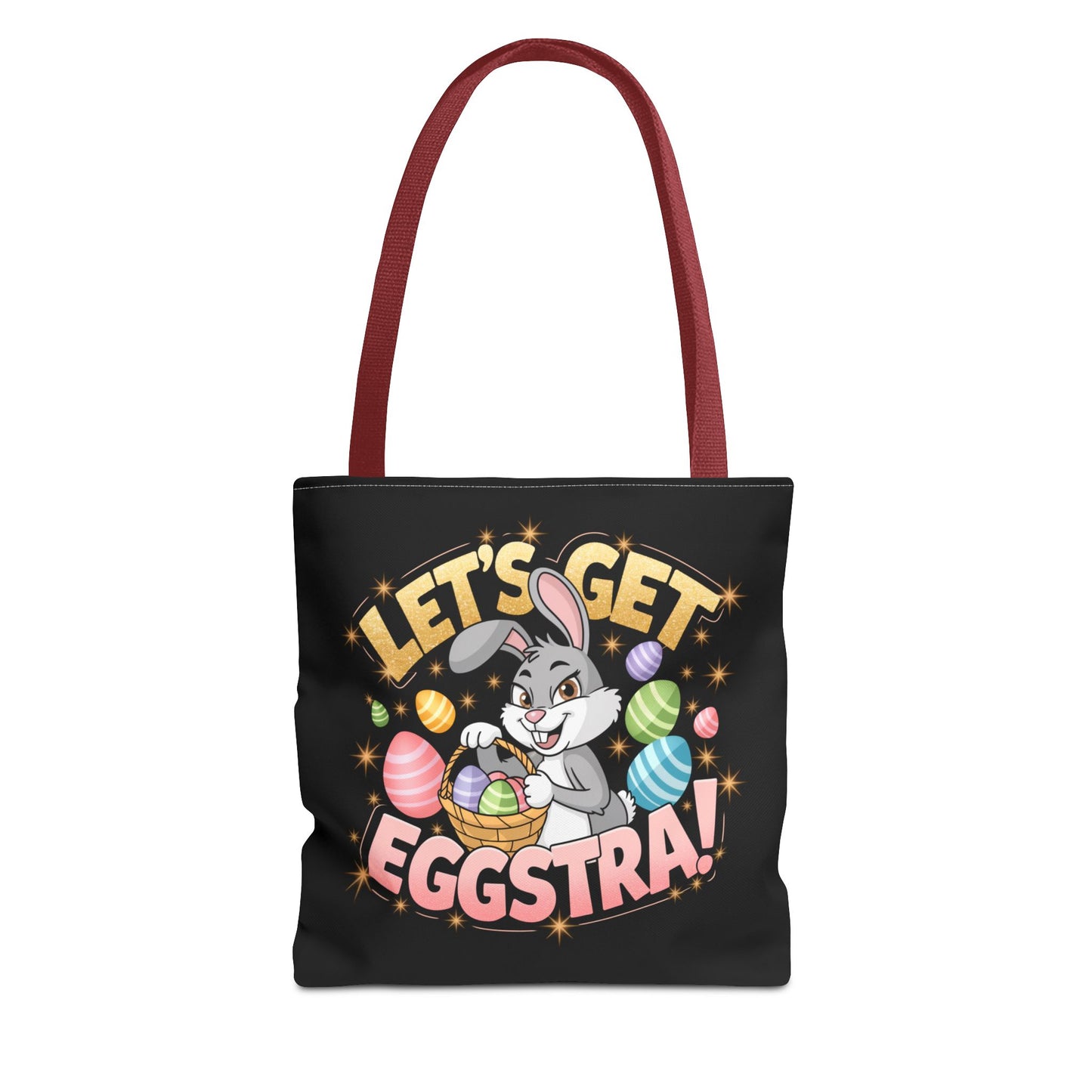 Easter Bunny Tote Bag - 'Leg's Get Eggstra'