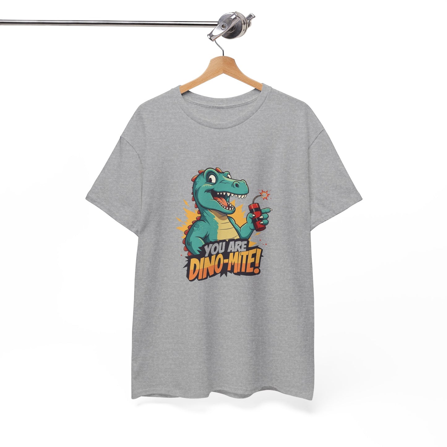 You Are Dino-Mite T-Shirt – Funny Dinosaur Graphic Tee | Cute T-Rex Shirt for Kids & Adults | Unisex Dino Lover Gift | Explosion Design