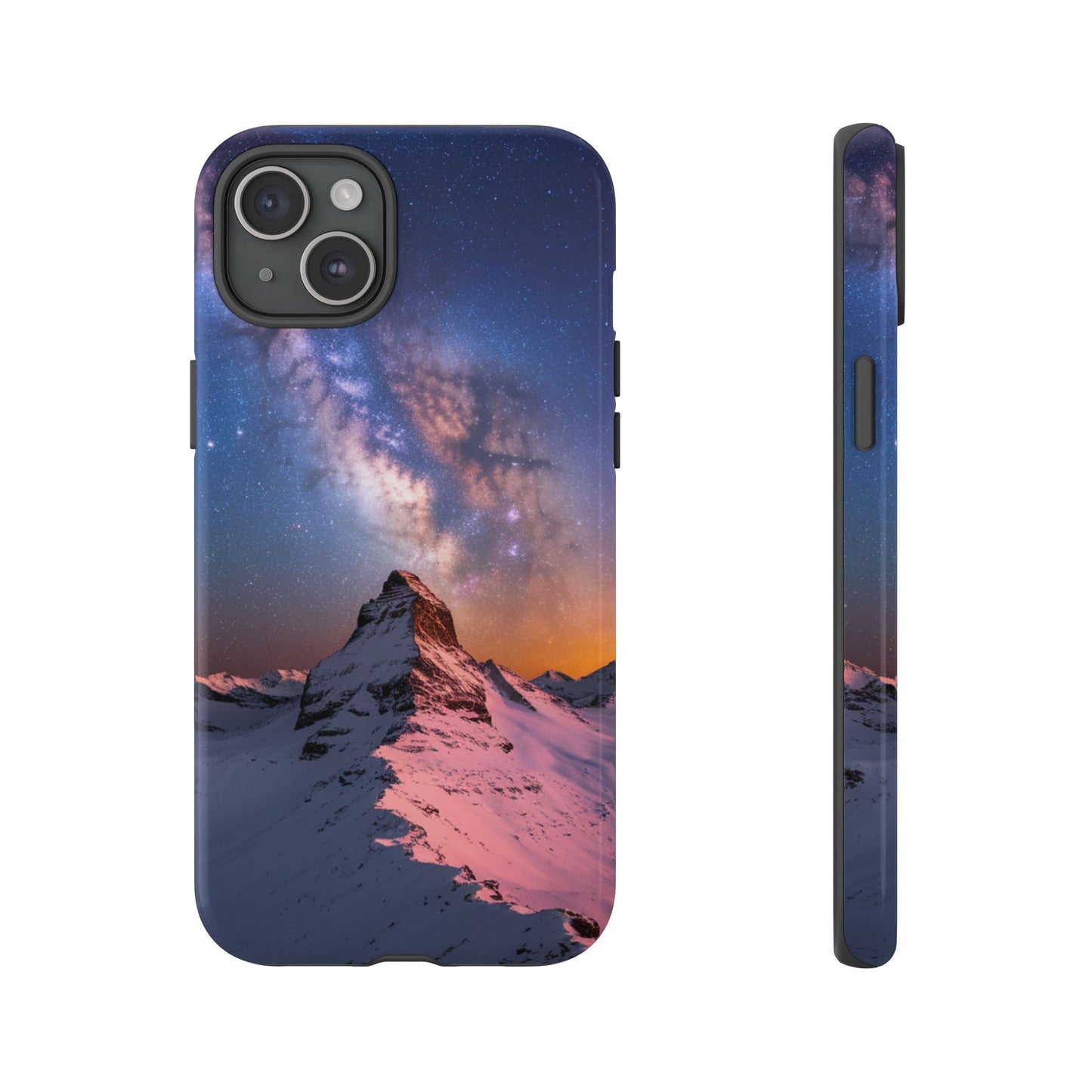 iPhone Case Mountain Top and Milky Way Nature Phone Case Unique Gift