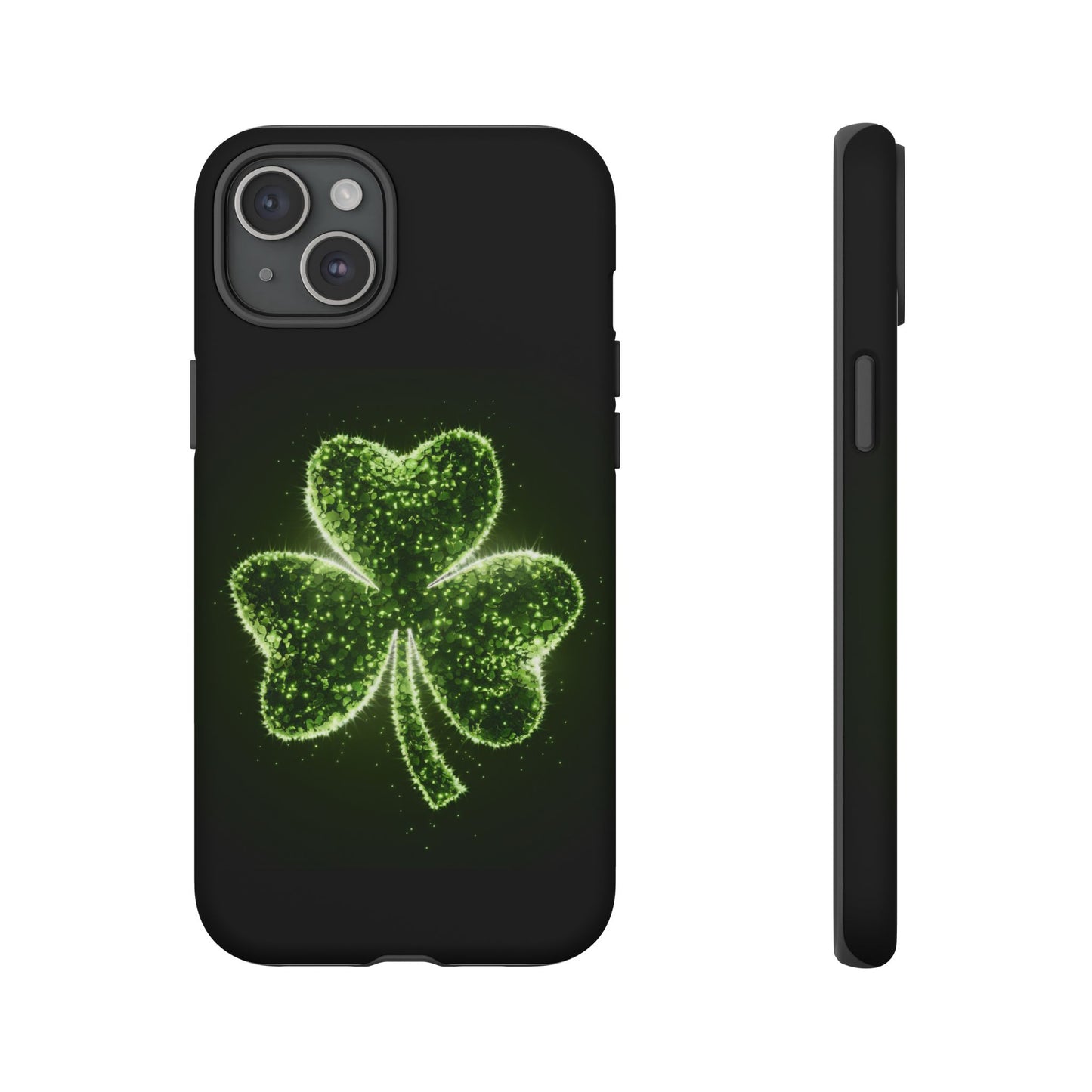 iPhone Tough Case - Shiny Shamrock Design