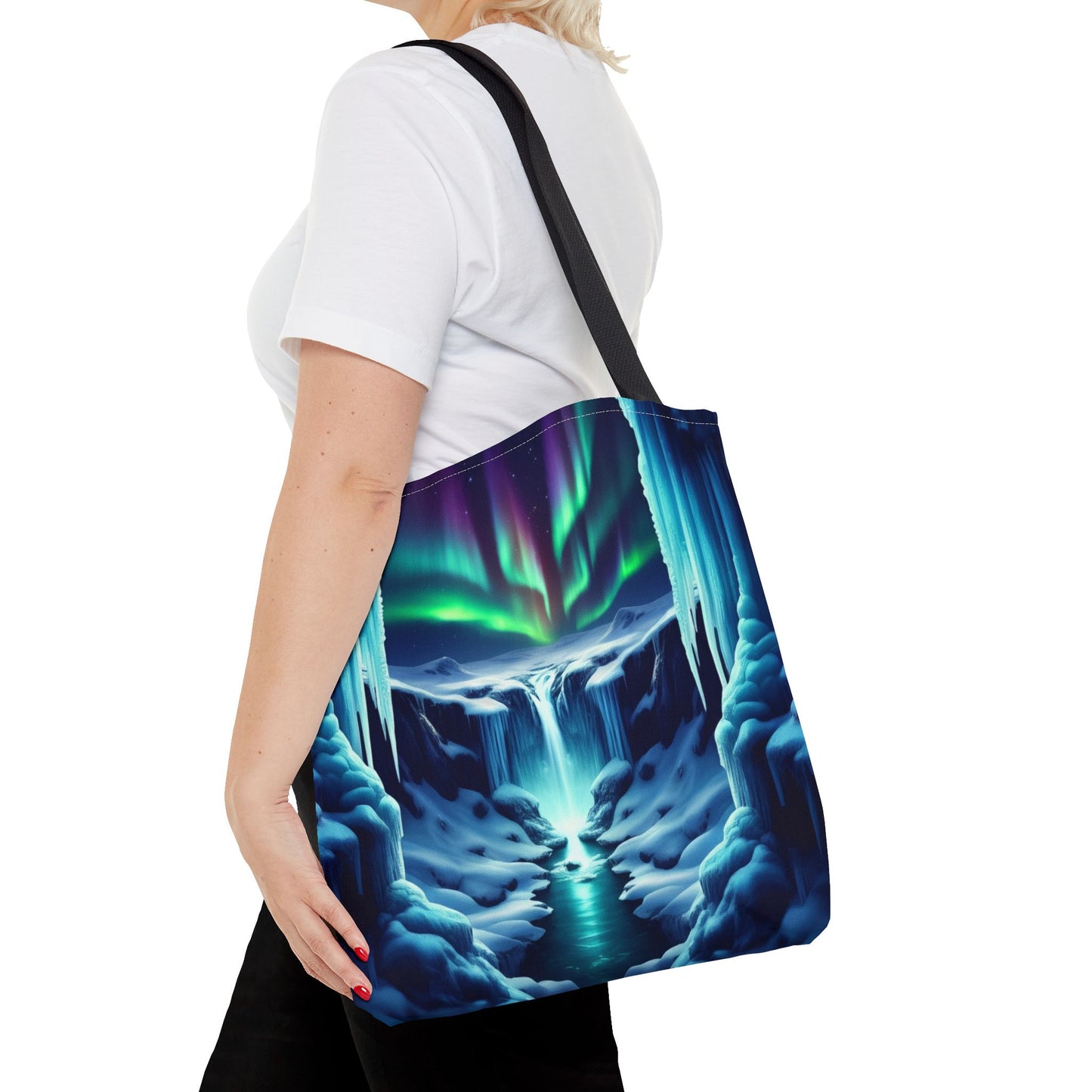 Icy Landscape Tote Bag