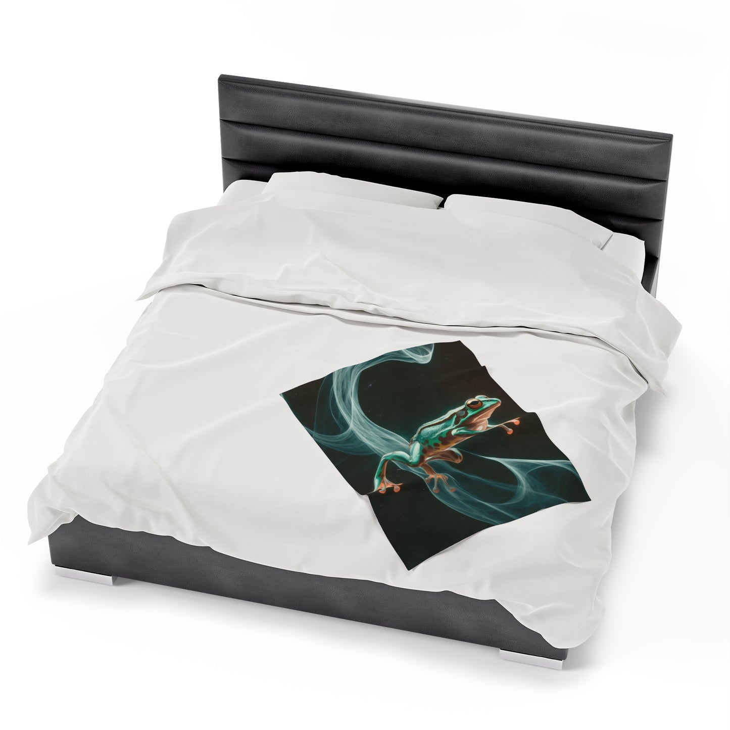 Plush Blanket - Fun Frog Design