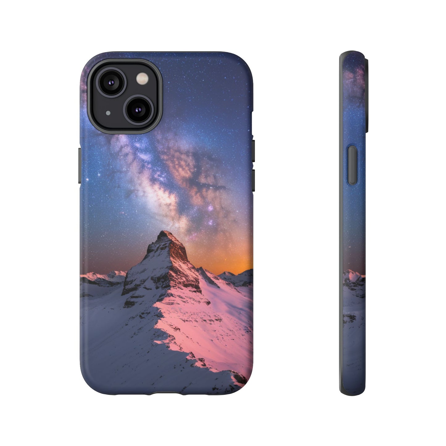 iPhone Case Mountain Top and Milky Way Nature Phone Case Unique Gift