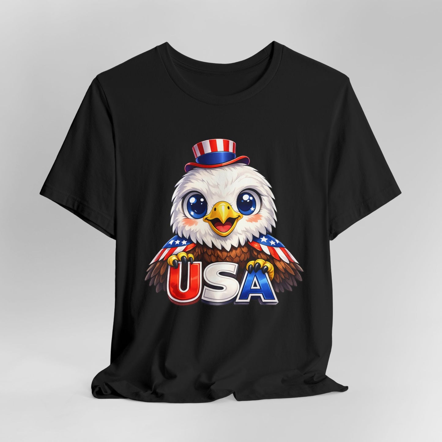 Cute USA Eagle Shirt, Patriotic Eagle T Shirt, Fourth Of July Shirt, American Flag Eagle Tee, Freedom Graphic Shirt, USA Pride Top