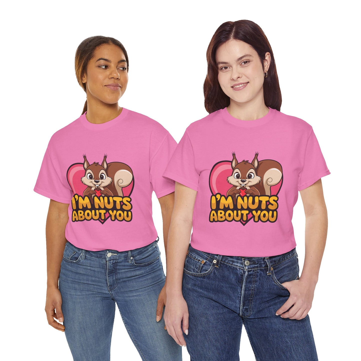I’m Nuts About You Shirt, Funny Valentine Shirt, Squirrel Love T Shirt, Cute Animal Pun Tee, Valentine Gift For Him Her