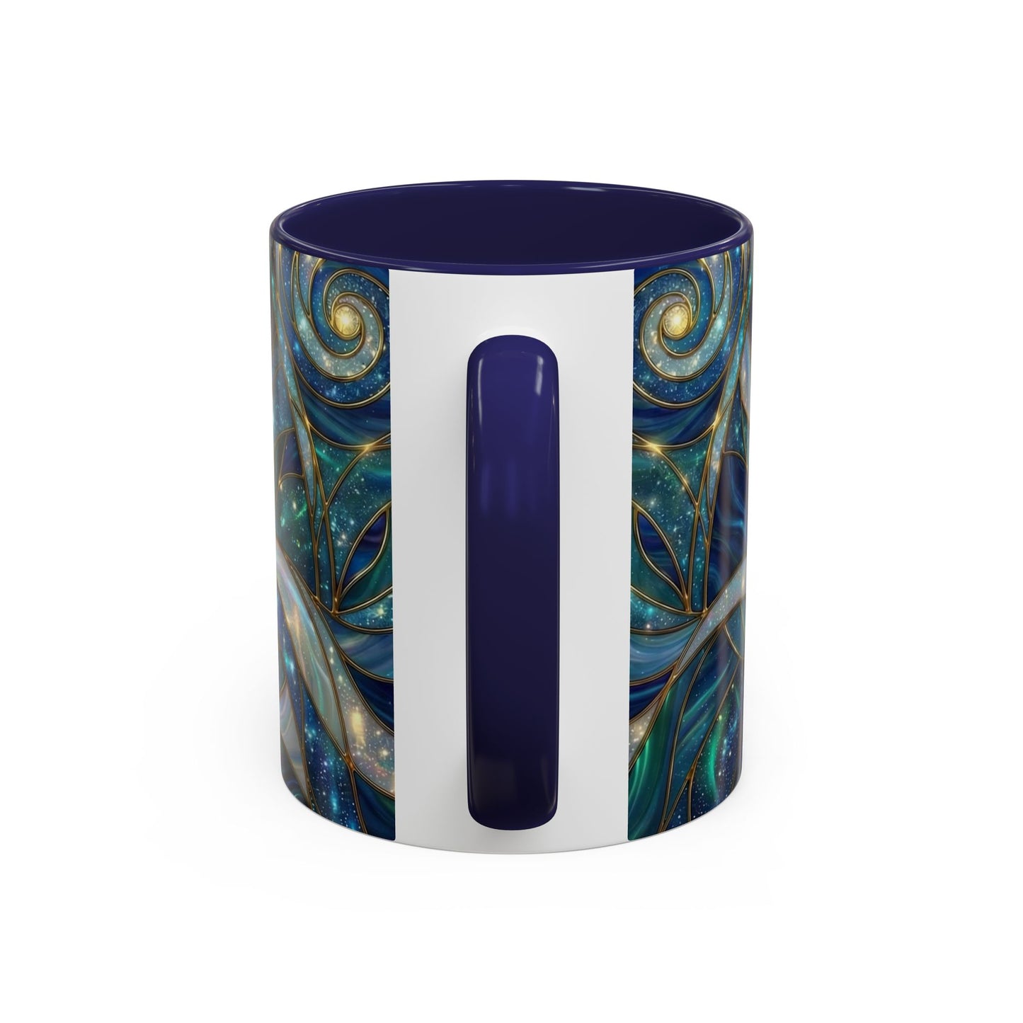 Stained Glass Dove Mug, Christian Coffee Cup, Religious Gift, Faith Art Mug, Holy Spirit Dove, Inspirational Christian Mug