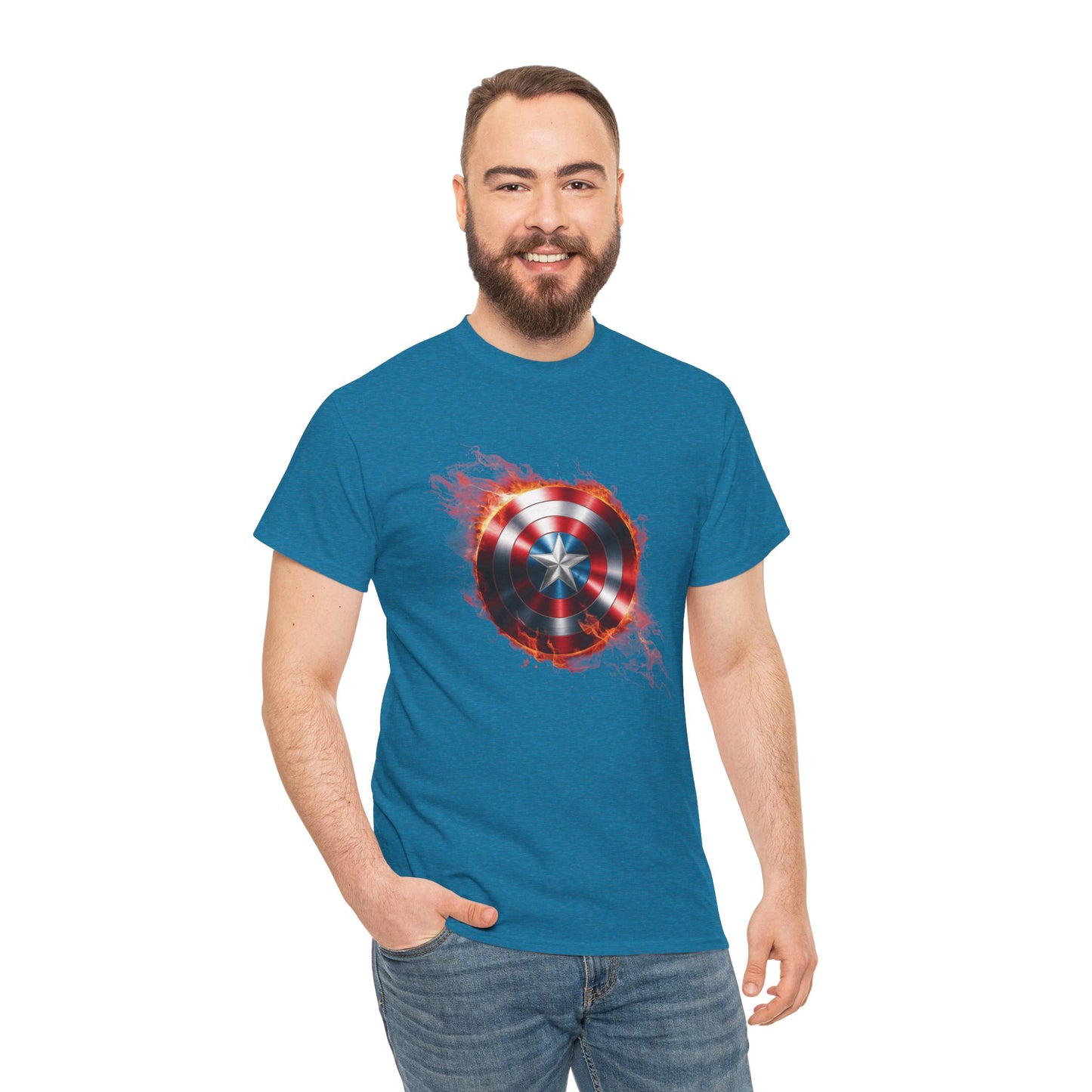 Captain America Flame Tee