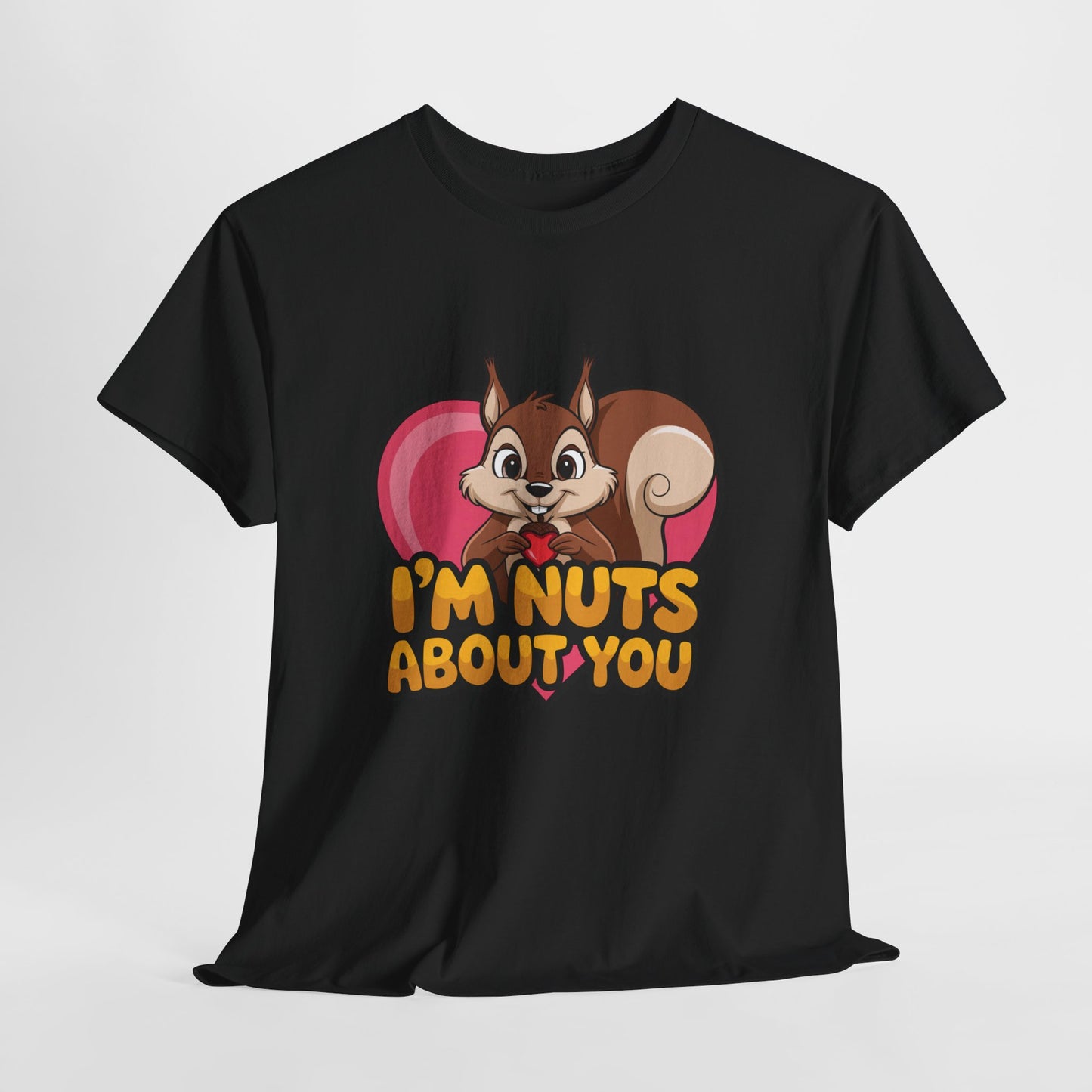 I’m Nuts About You Shirt, Funny Valentine Shirt, Squirrel Love T Shirt, Cute Animal Pun Tee, Valentine Gift For Him Her