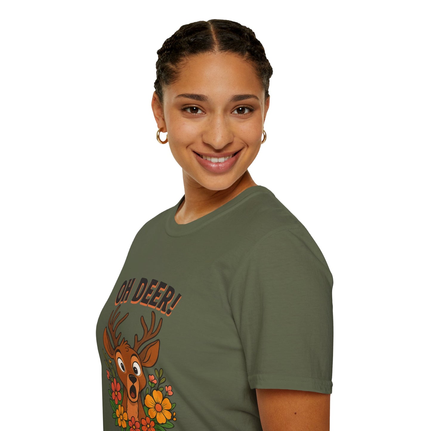 Oh Deer T-Shirt Animal Apparel Wildlife shirt Deer Tee Gift for Animal Lovers