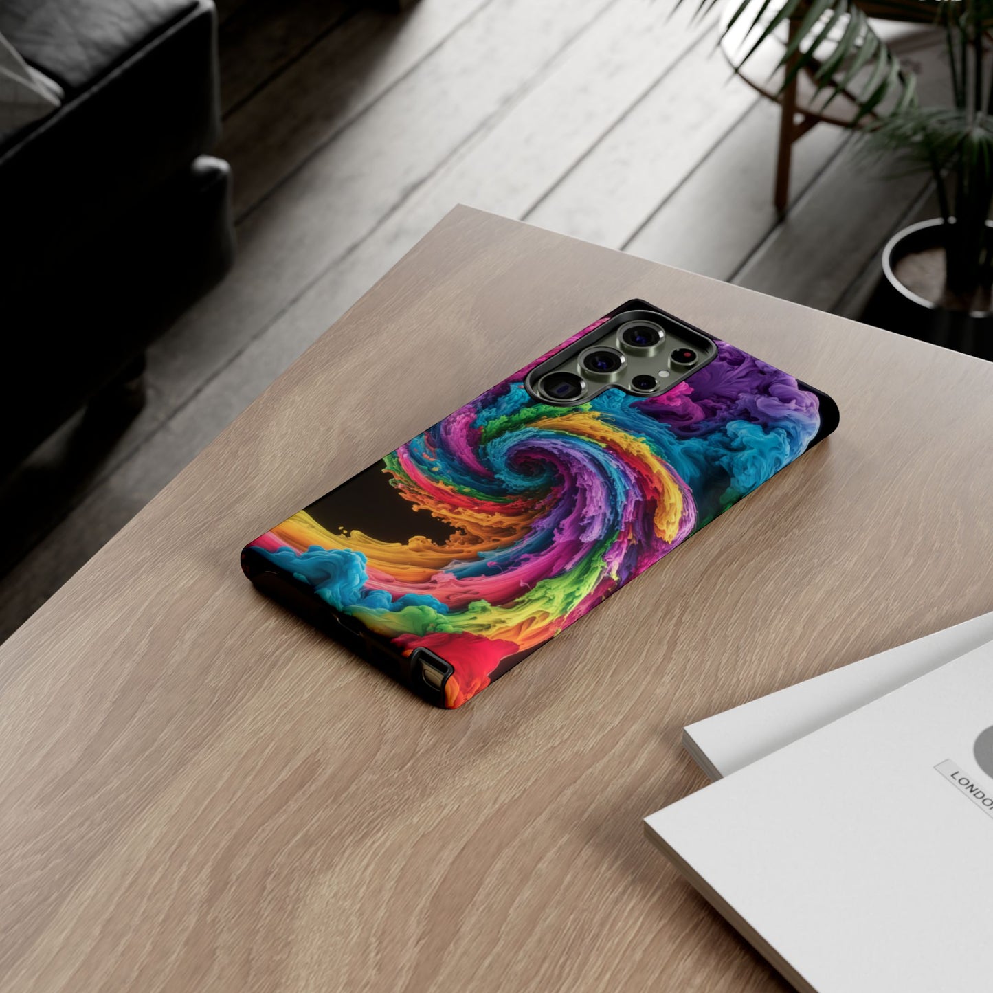 Phone Case - Colorful Swirl Design for Samsung Galaxy