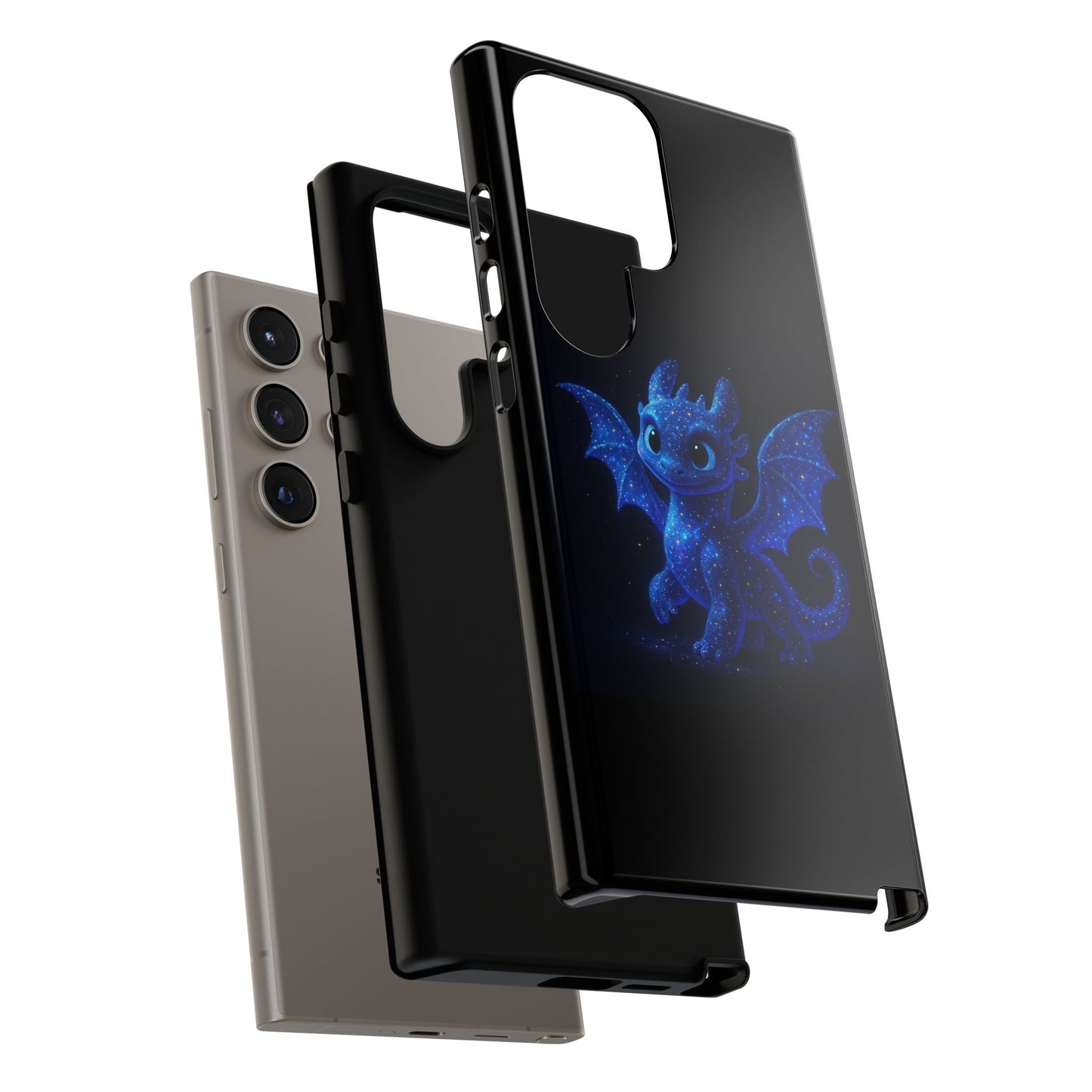 Galaxy Dragon Samsung Case - Fantasy Starry Night Art for Galaxy Phone | Cute Cosmic Dragon Phone Cover Gift for Her or Him