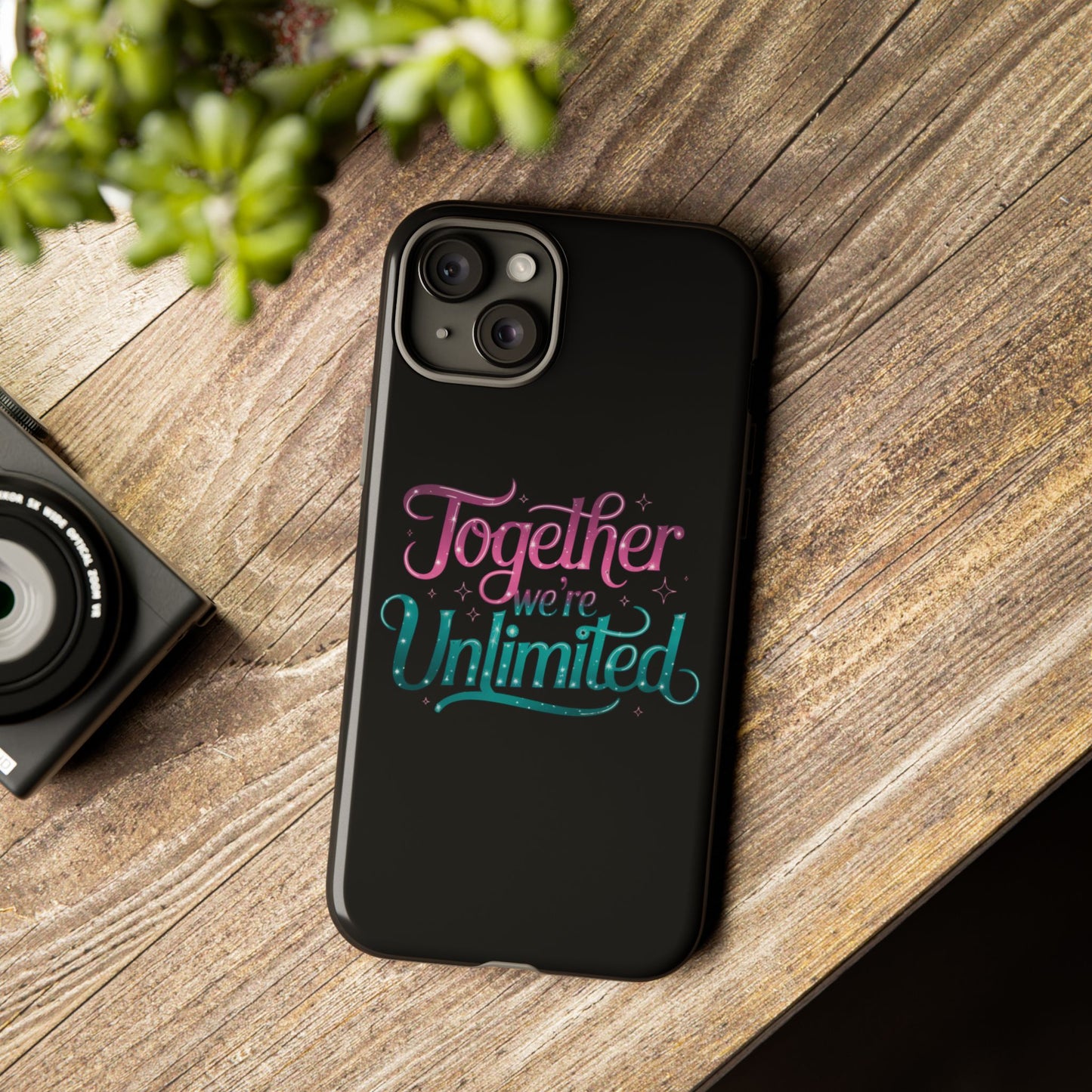 iPhone Case with Musical Quote Together We're Unlimited Musical Phone Case