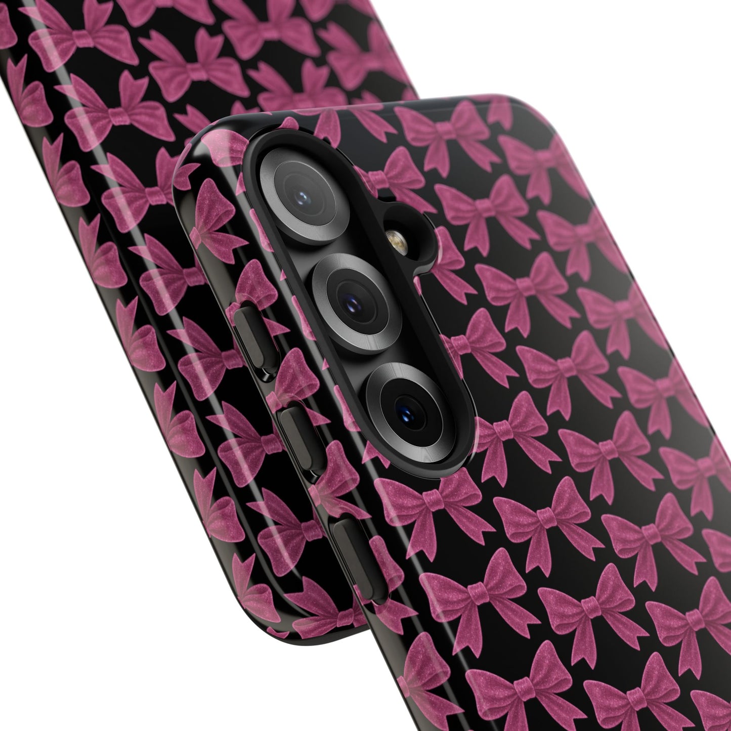 Pink Bow Samsung Case Coquette Aesthetic Phone Cover Cute Girly Phone Case Glossy Y2K Accessory Kawaii Samsung Case Gift