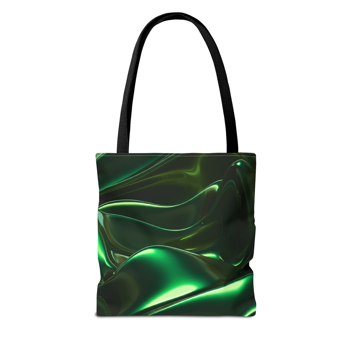 Green Metallic Tote Bag