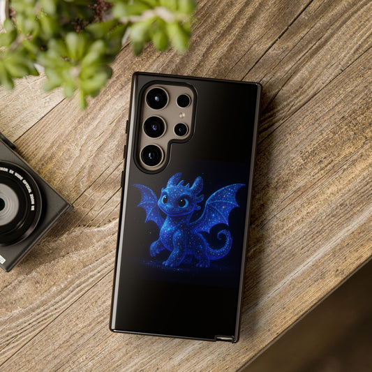 Galaxy Dragon Samsung Case - Fantasy Starry Night Art for Galaxy Phone | Cute Cosmic Dragon Phone Cover Gift for Her or Him