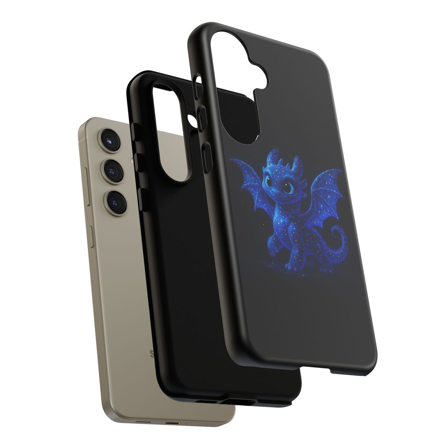 Galaxy Dragon Samsung Case - Fantasy Starry Night Art for Galaxy Phone | Cute Cosmic Dragon Phone Cover Gift for Her or Him
