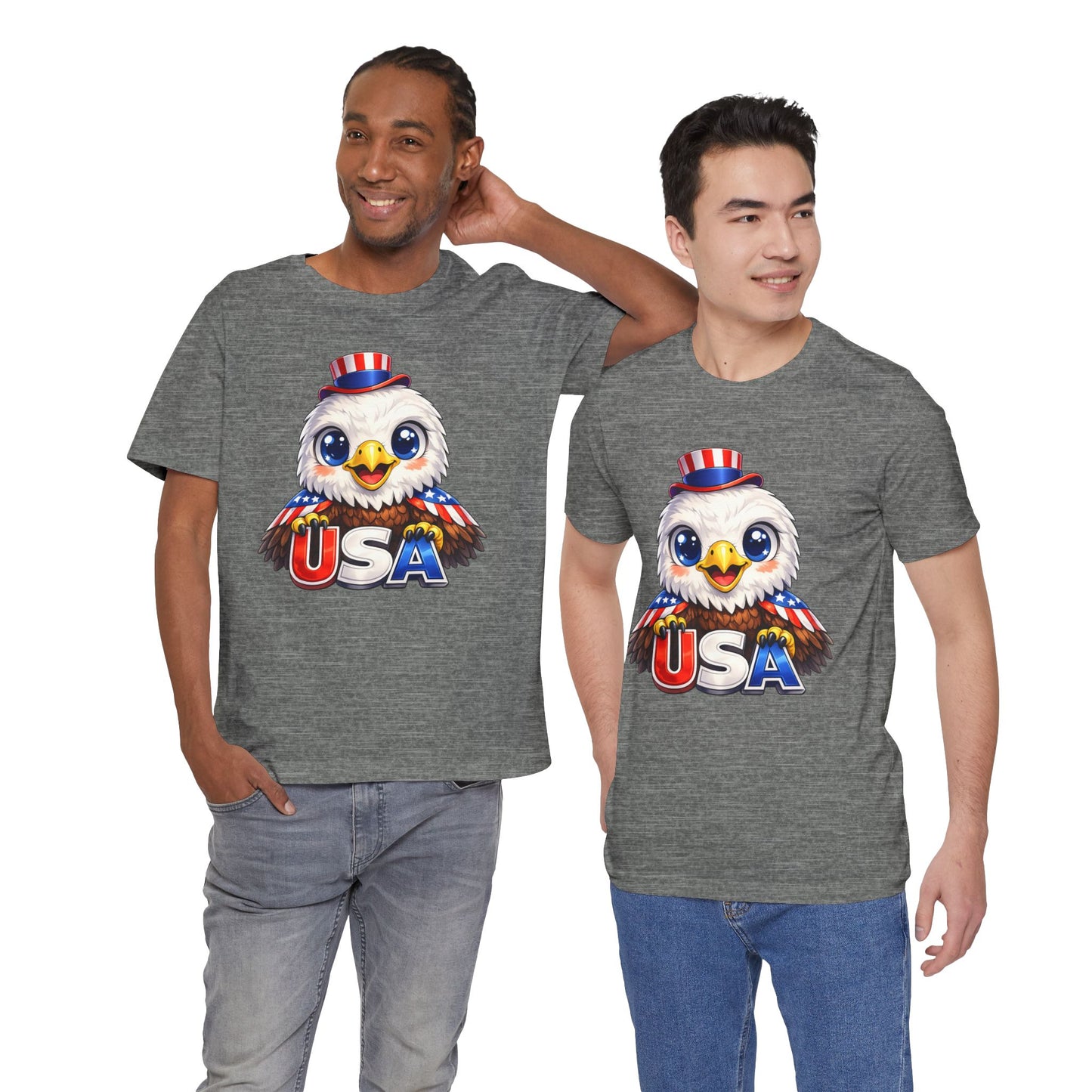 Cute USA Eagle Shirt, Patriotic Eagle T Shirt, Fourth Of July Shirt, American Flag Eagle Tee, Freedom Graphic Shirt, USA Pride Top