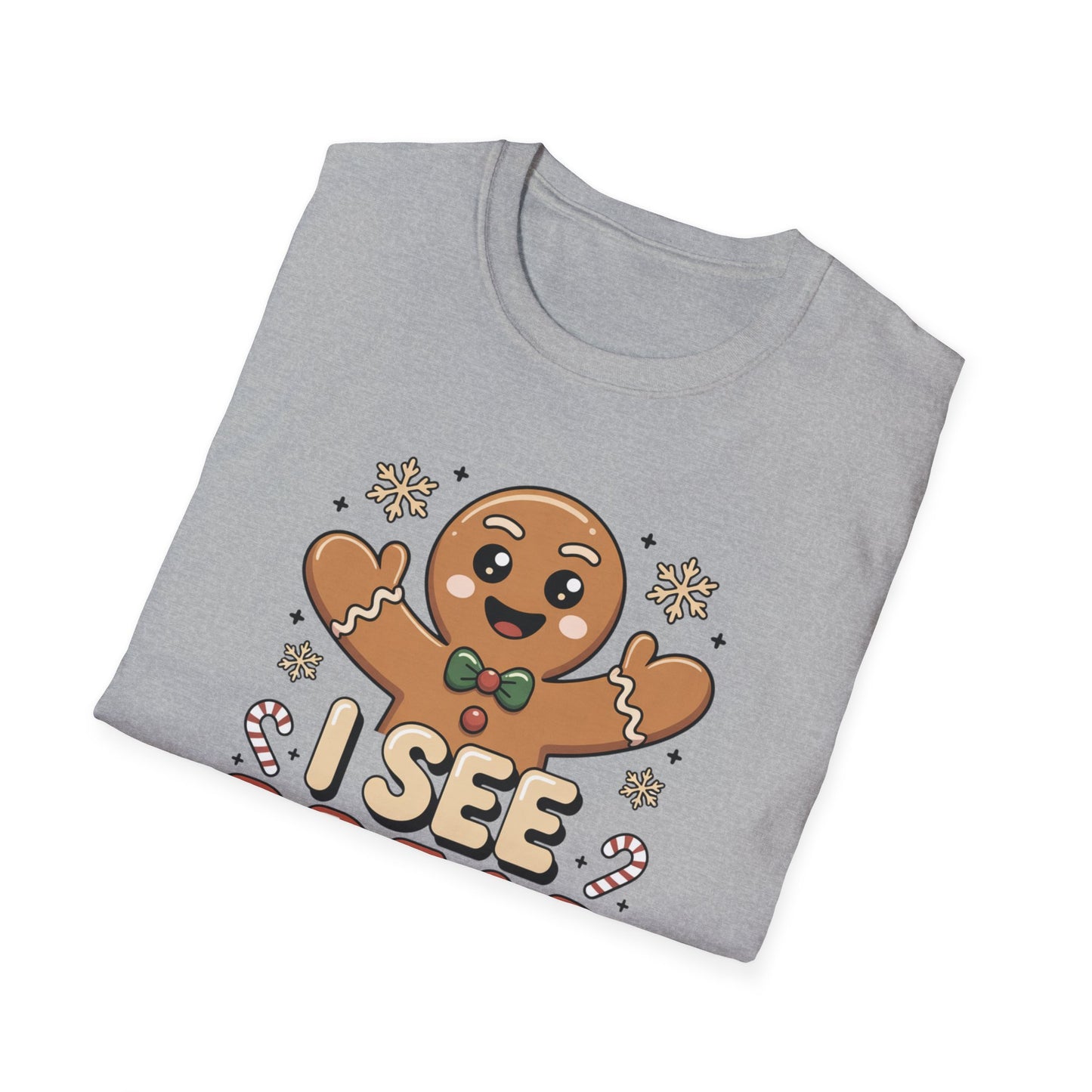 I See Bread People Shirt, Gingerbread Man Christmas Tee, Funny Holiday Baking Shirt, Cute Gingerbread Cookie TShirt, Xmas Humor Shirt, Food Pun Tee