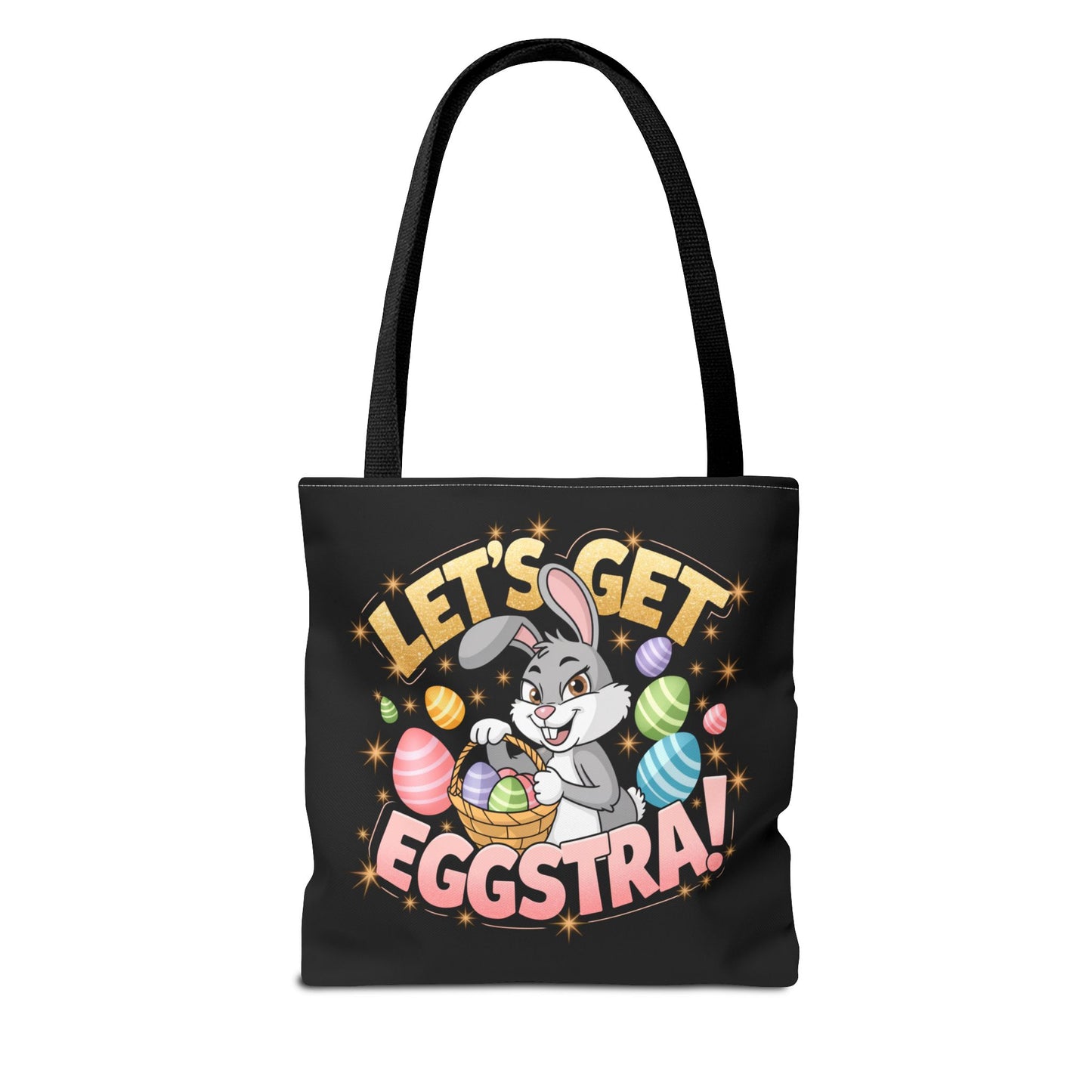 Easter Bunny Tote Bag - 'Leg's Get Eggstra'