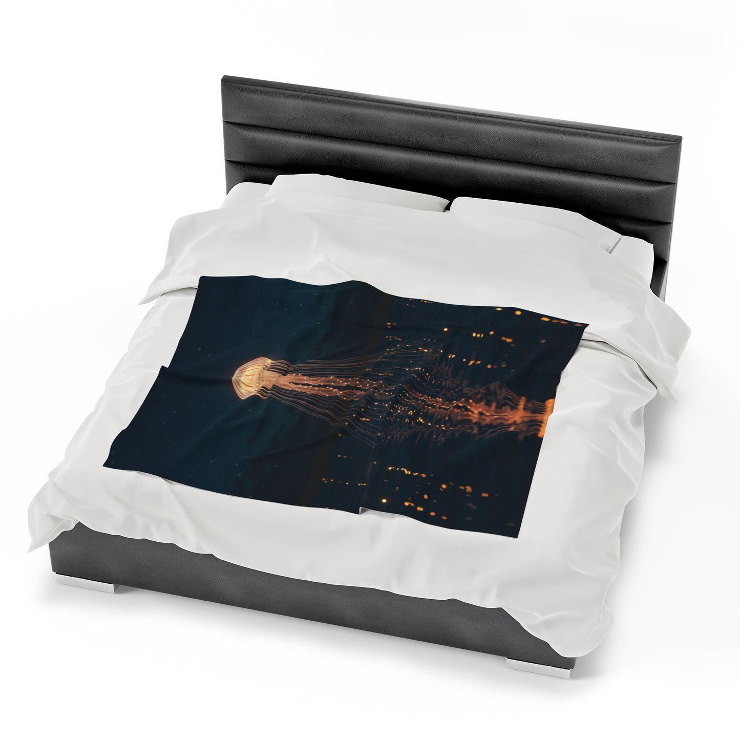 Plush Blanket - Jellyfish Lake Design