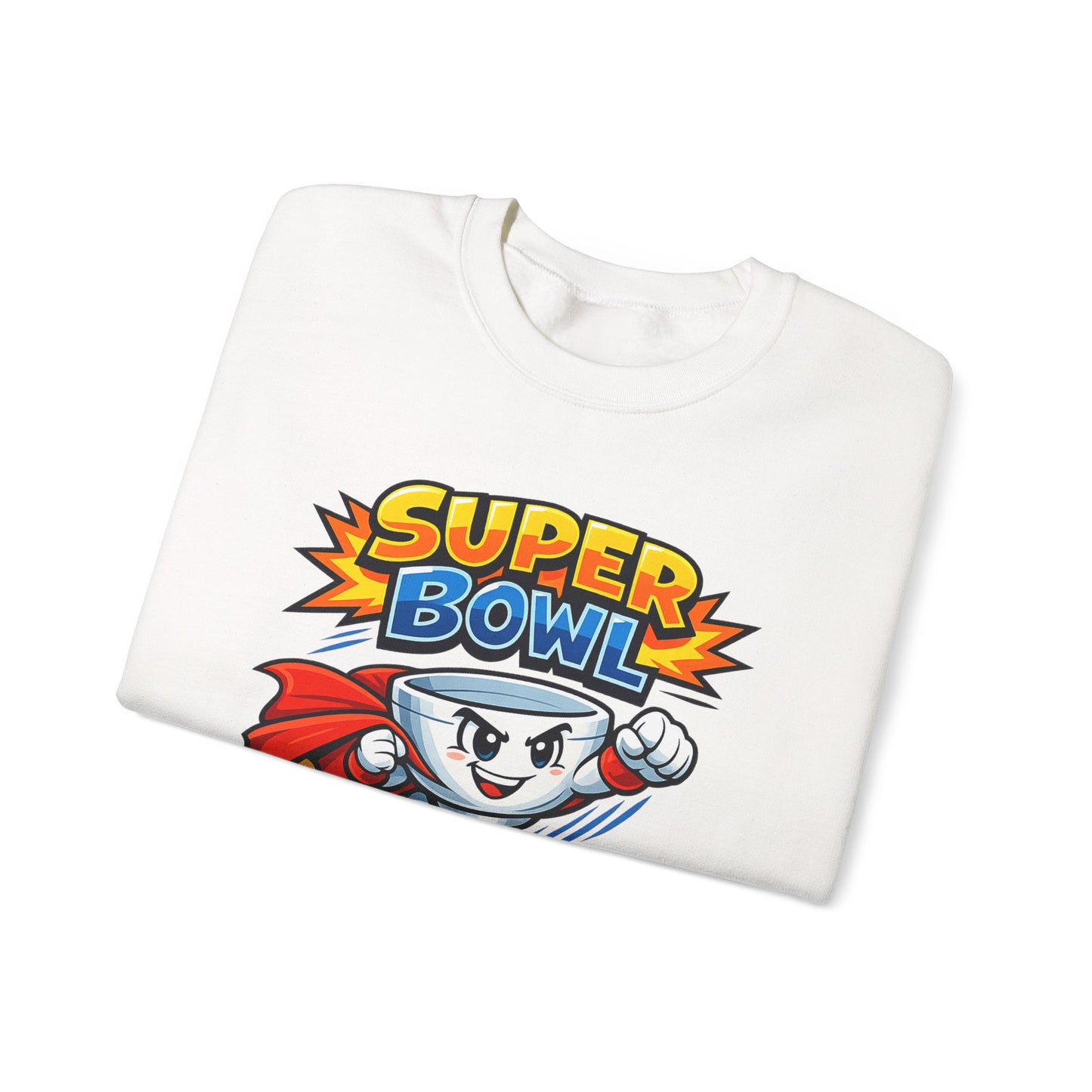 Super Bowl Sweatshirt, Funny Super Bowl Crewneck, Football Party Sweatshirt, Game Day Pullover, Bowl Pun Shirt, Unisex Graphic Crew