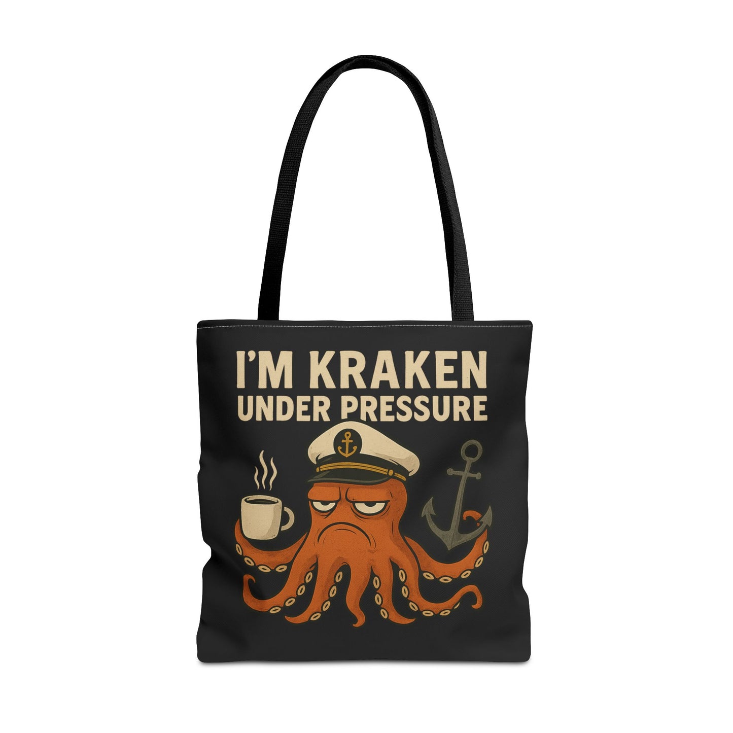 Stressed Octopus Tote Bag Nautical Bag Beach Tote Ocean Reusable Bag Seaside