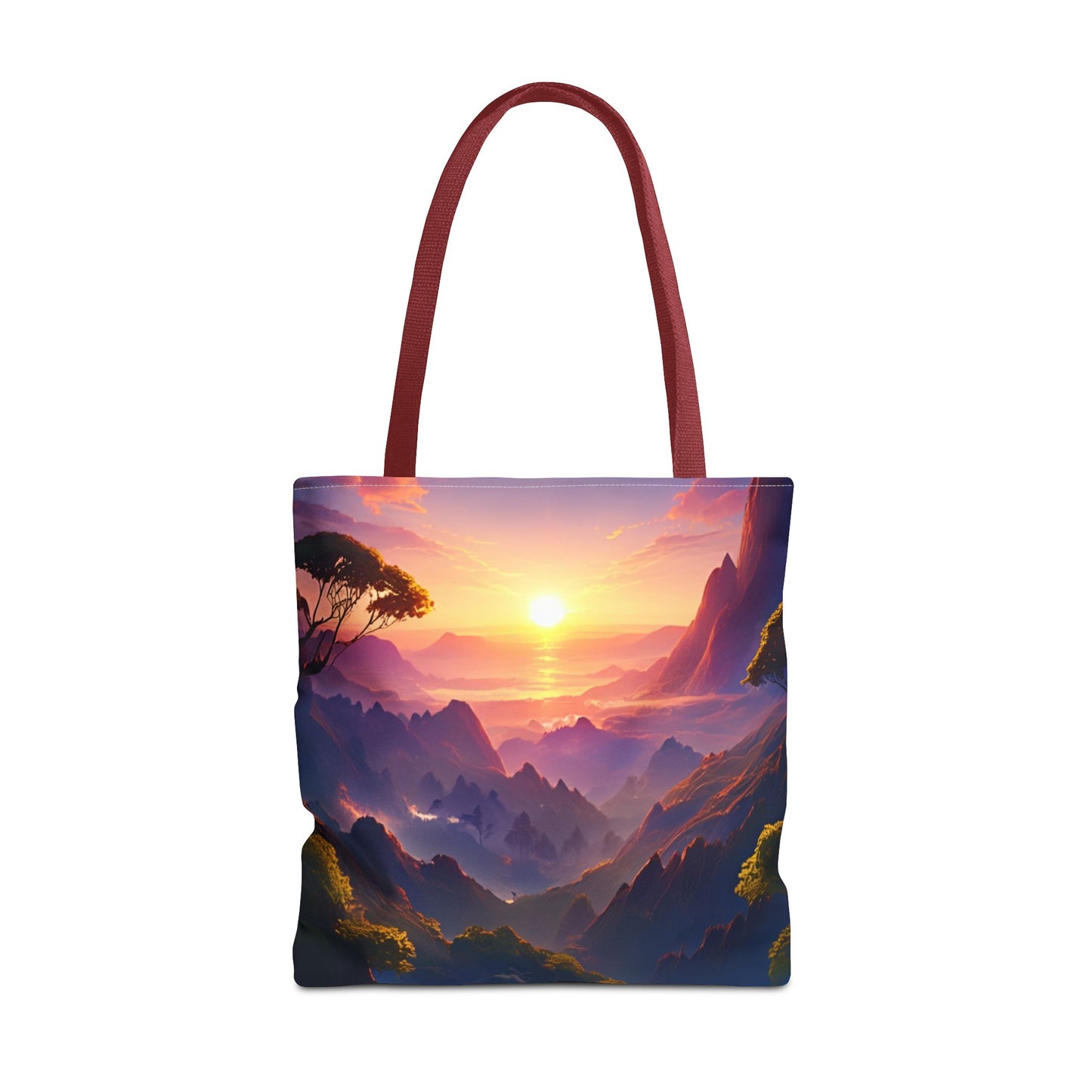 Sunset Landscape Tote Bag