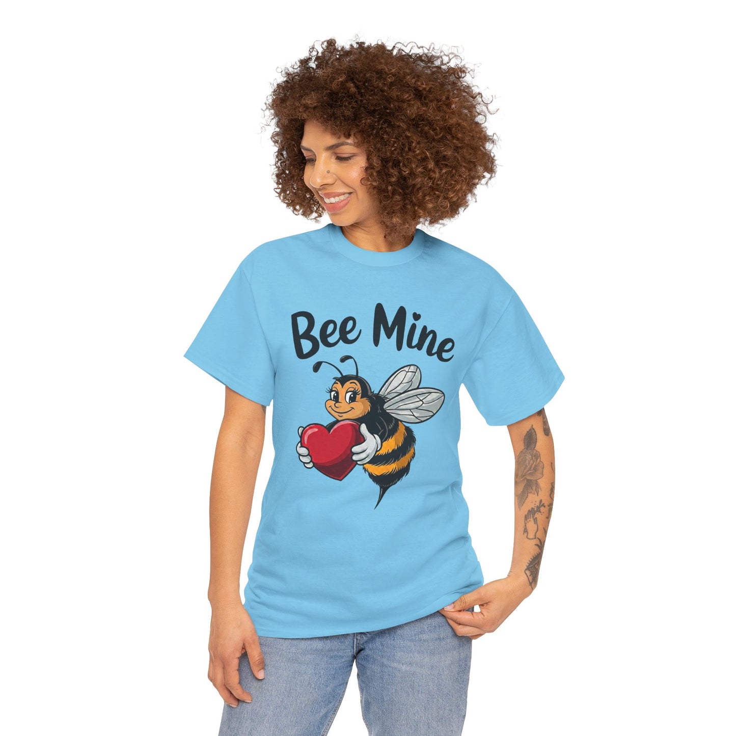 Bee Mine Shirt, Cute Valentine Shirt, Bee Love T Shirt, Funny Valentine Pun Tee, Heart Bee Graphic Shirt, Valentine Gift