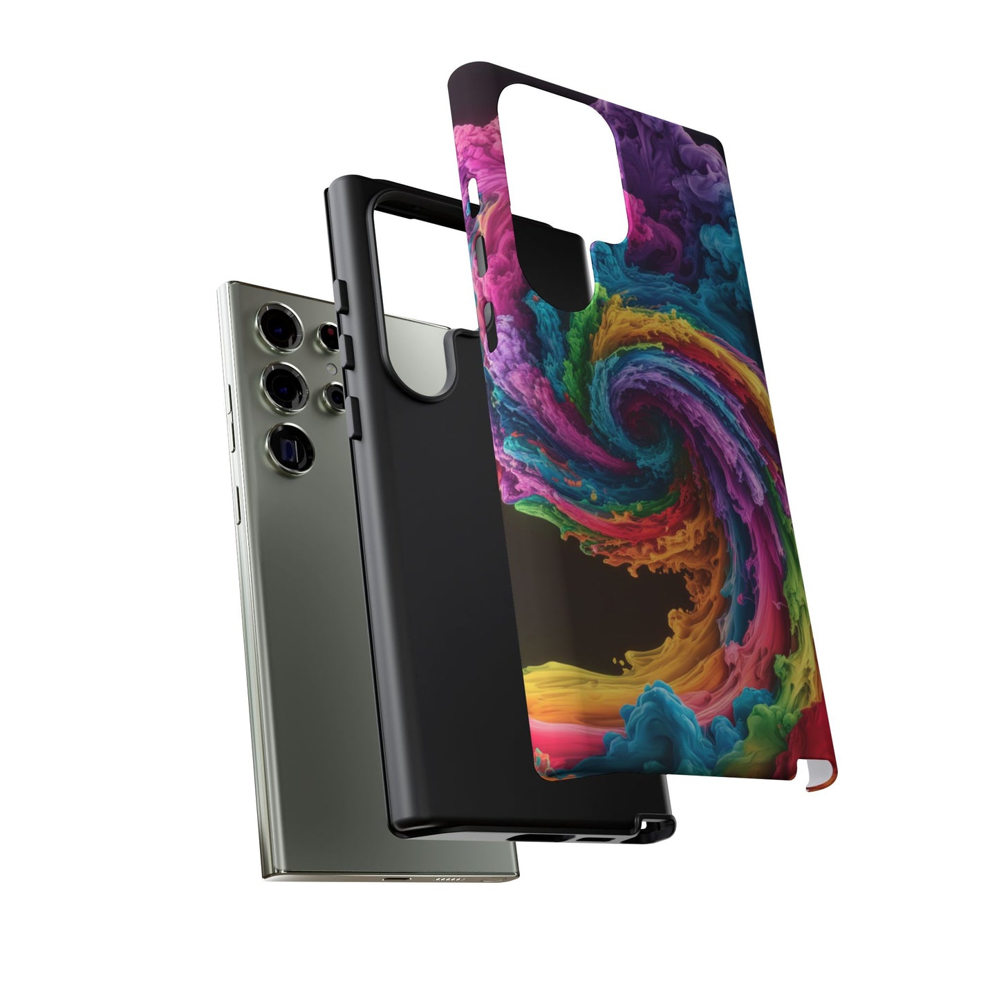Phone Case - Colorful Swirl Design for Samsung Galaxy