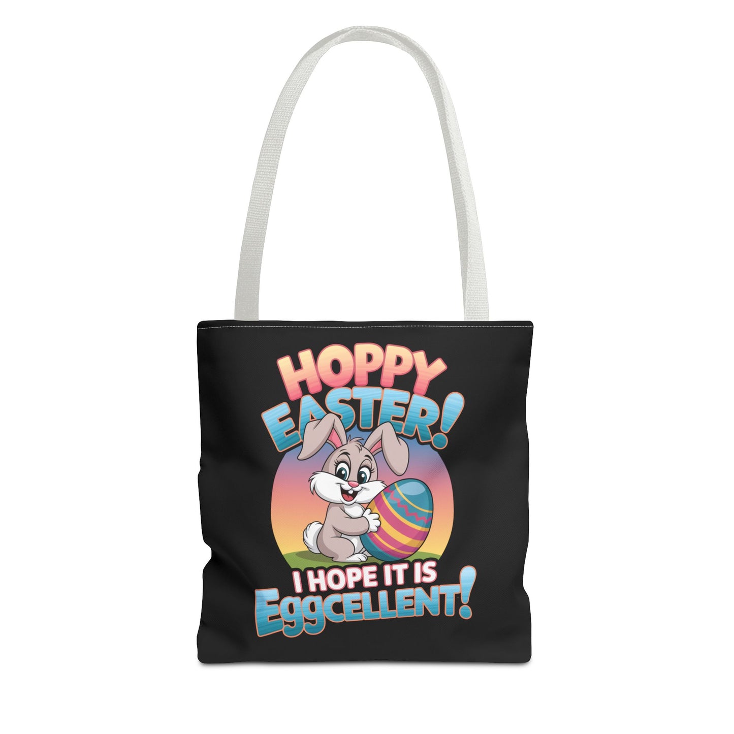 Happy Easter Tote Bag Eggcellent Bunny Design Easter Bag Easter Gift Easter Tote Accessory