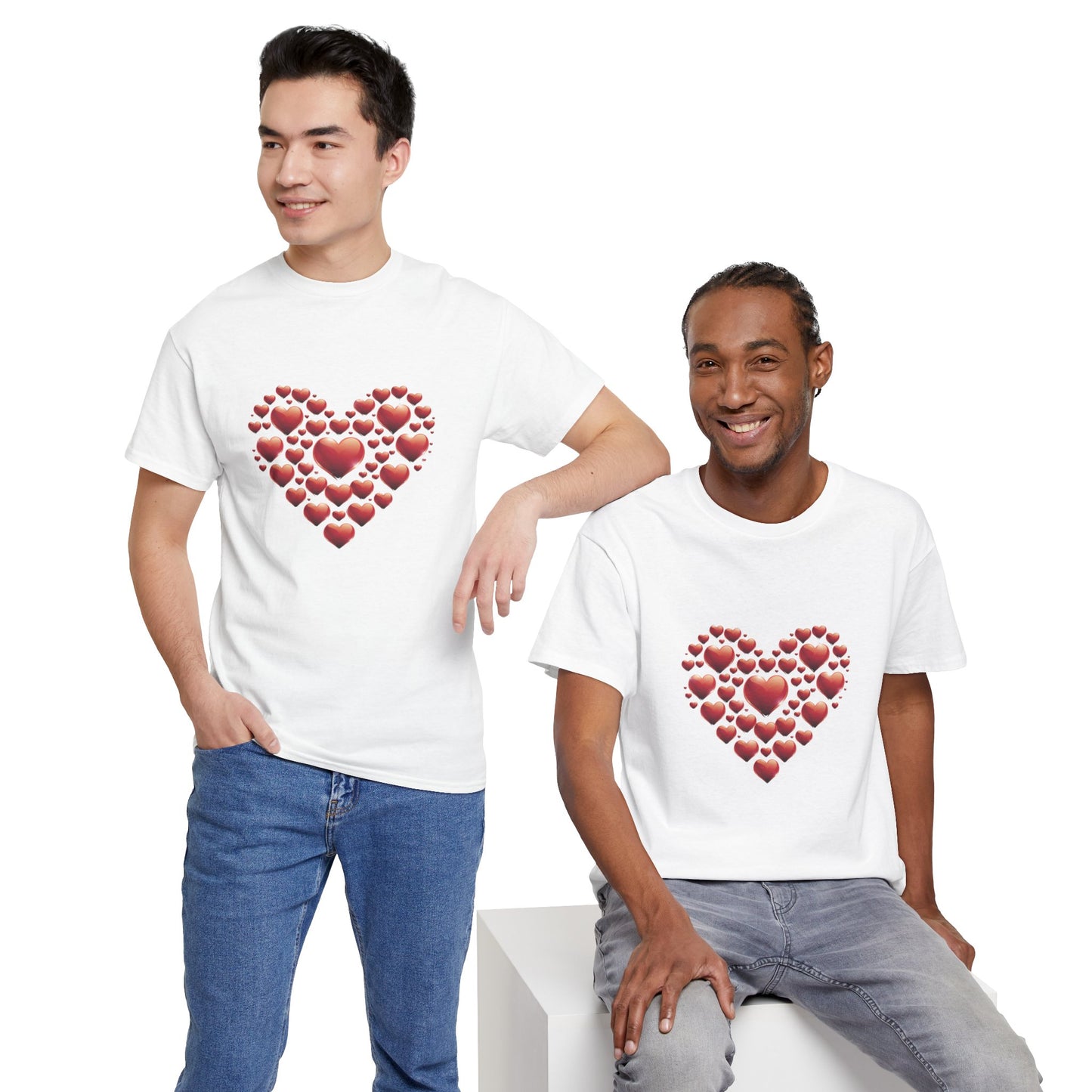 Heart Of Hearts Shirt, Minimal Valentine Shirt, Red Heart Graphic Tee, Love Aesthetic T Shirt, Valentine Gift Shirt