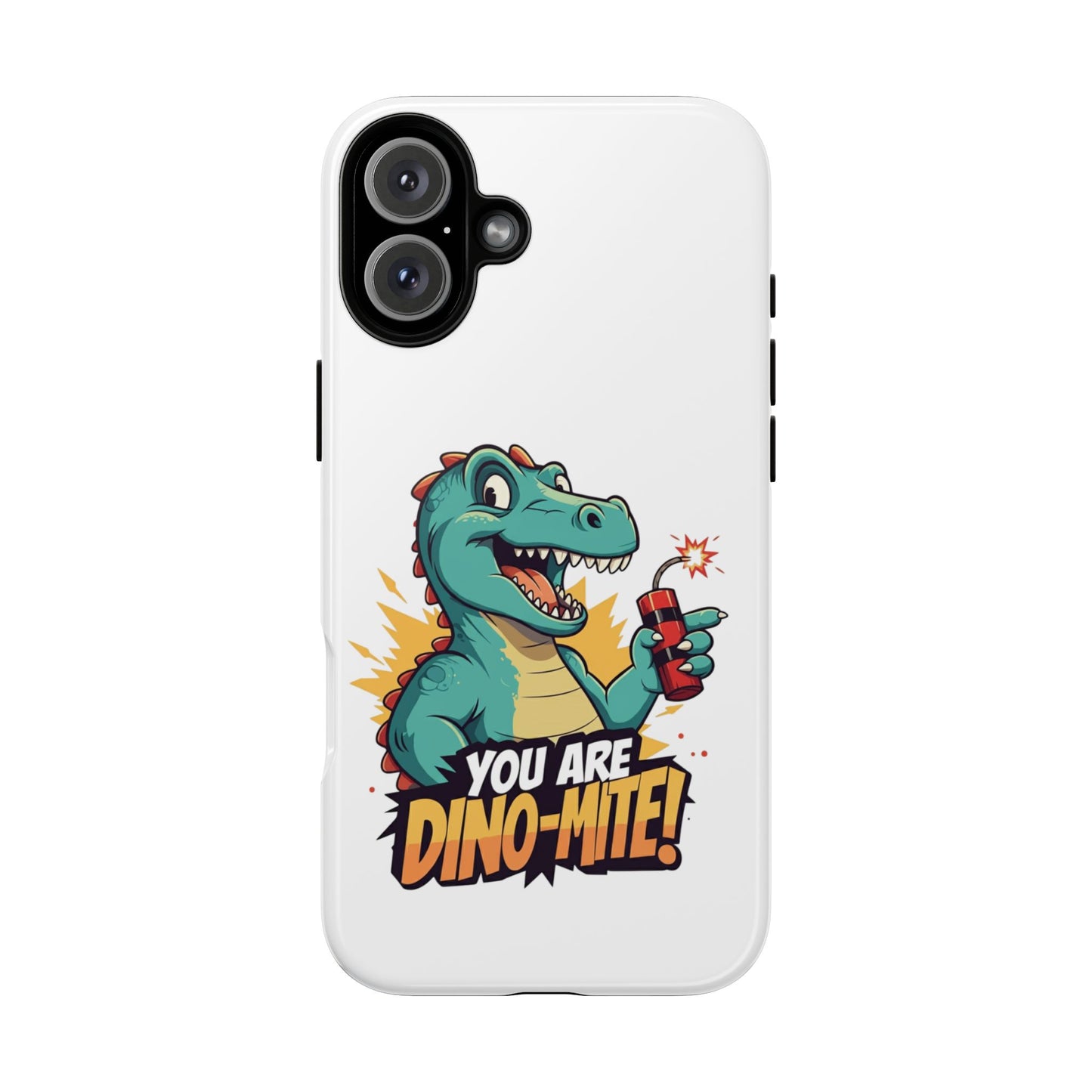 iPhone Case - Dino-Mite Pun Design