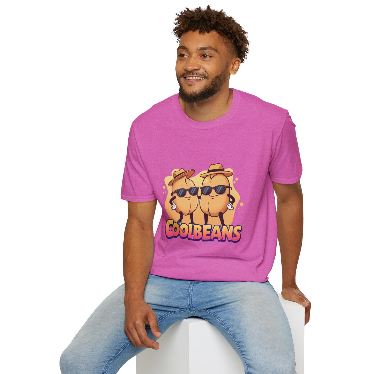 Cool Beans T-Shirt - Two Cooler-Than-Cool Beans With Sunglasses, Quirky Food-Pun Gift Tee for Him, Her or Besties - Perfect Humor and Style
