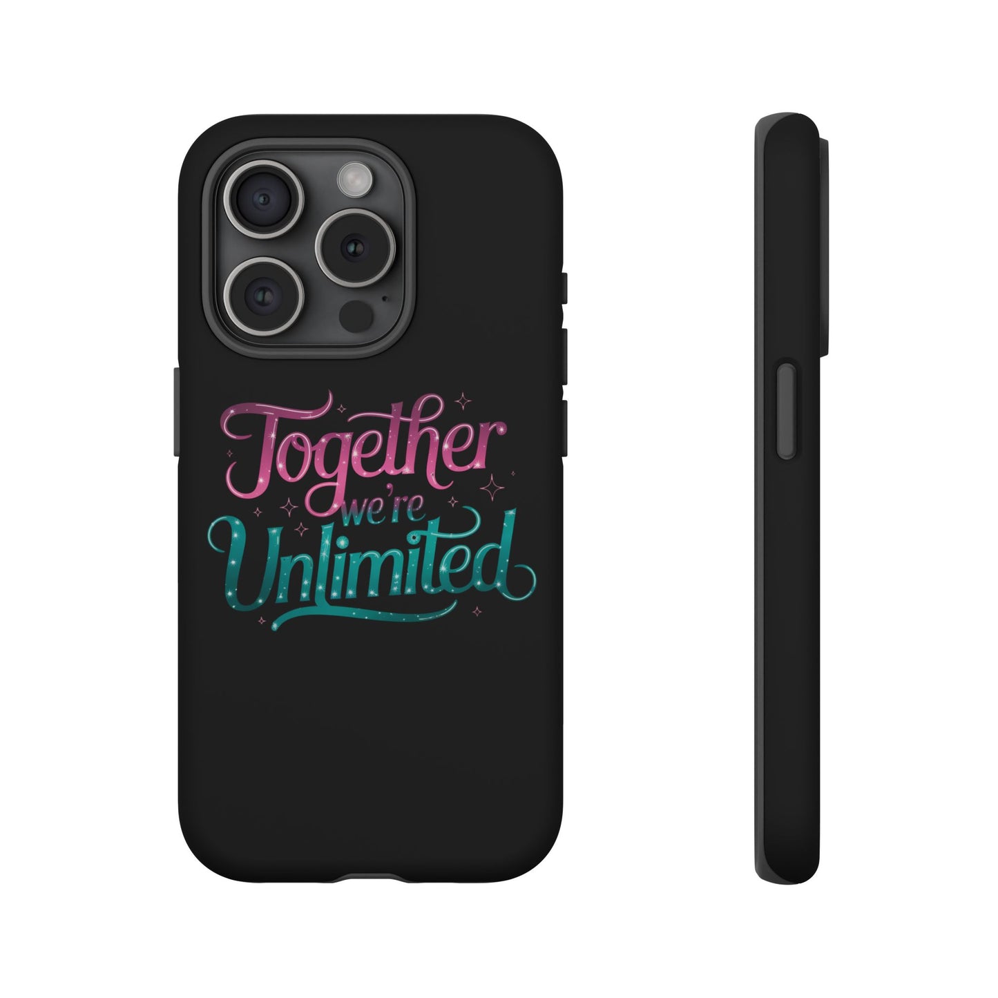 iPhone Case with Musical Quote Together We're Unlimited Musical Phone Case
