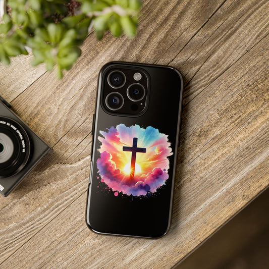 Inspirational Cross iPhone Case Christian Phone Case Easter iPhone Case Faith Based Case Easter iPhone Case