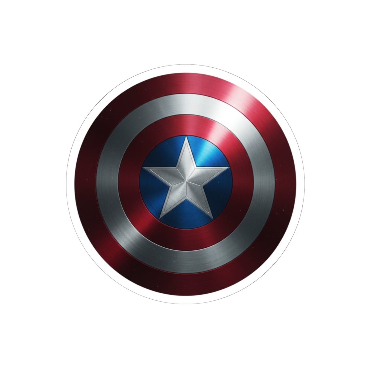 Captain America Shield Kiss-Cut Stickers - Perfect for Fans and Collectors