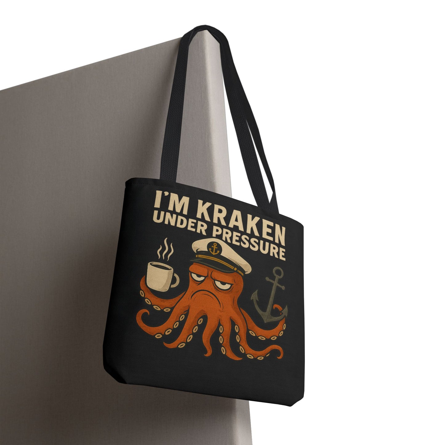 Stressed Octopus Tote Bag Nautical Bag Beach Tote Ocean Reusable Bag Seaside