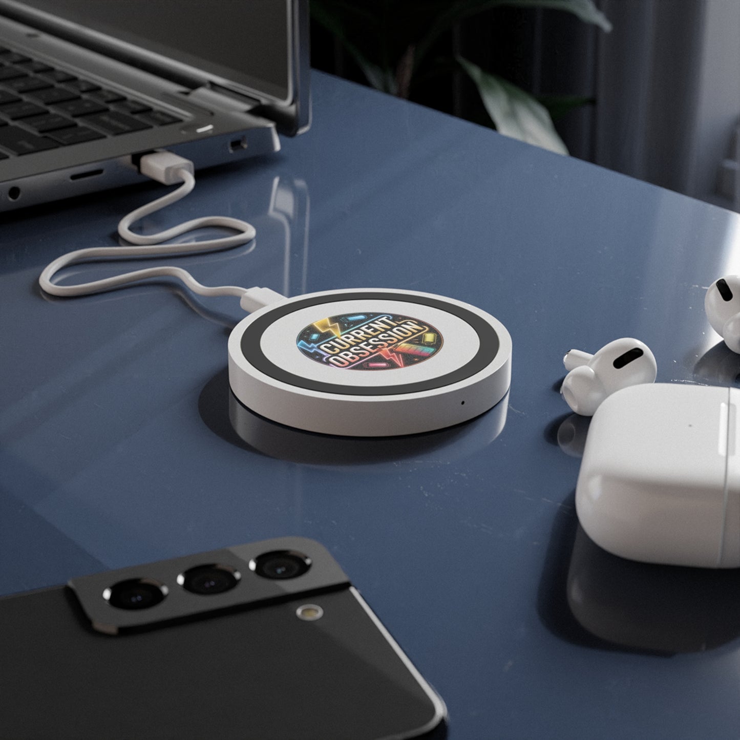Wireless Charging Pad, Fun Quake Current Obsession Tech Gift, Charger Station